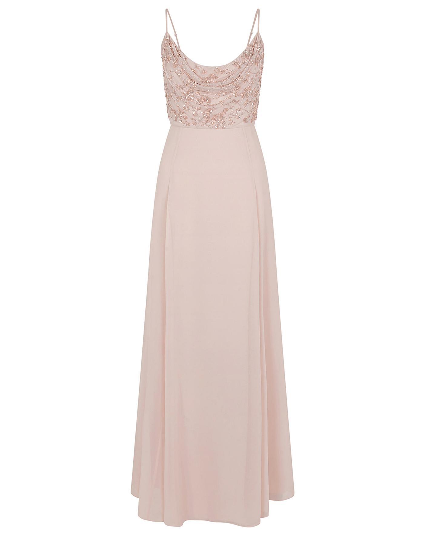 Monsoon Campbell Cowl Neck Maxi Dress 