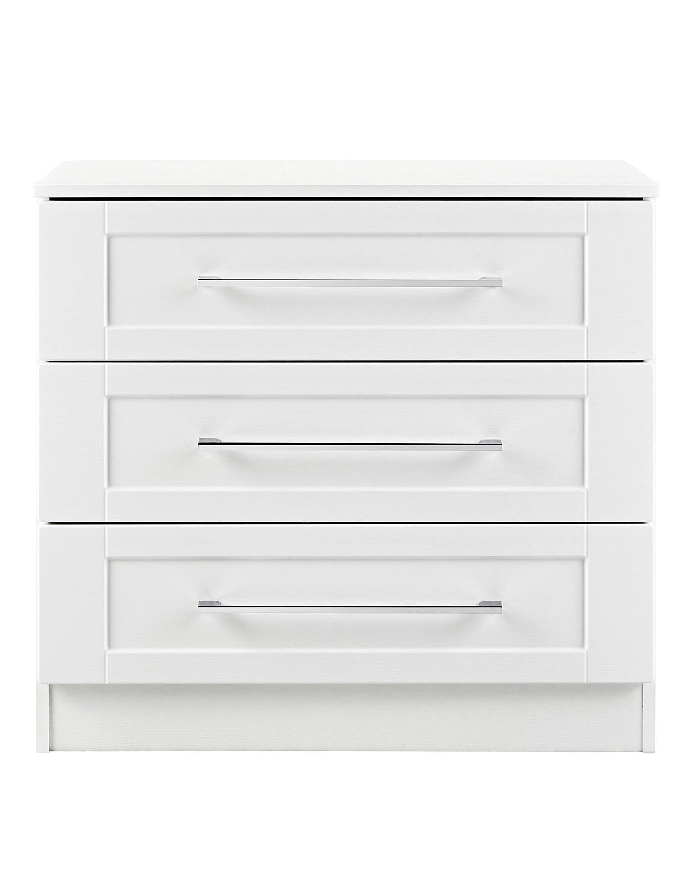 Harrogate Assembled 3 Drawer Chest J D Williams