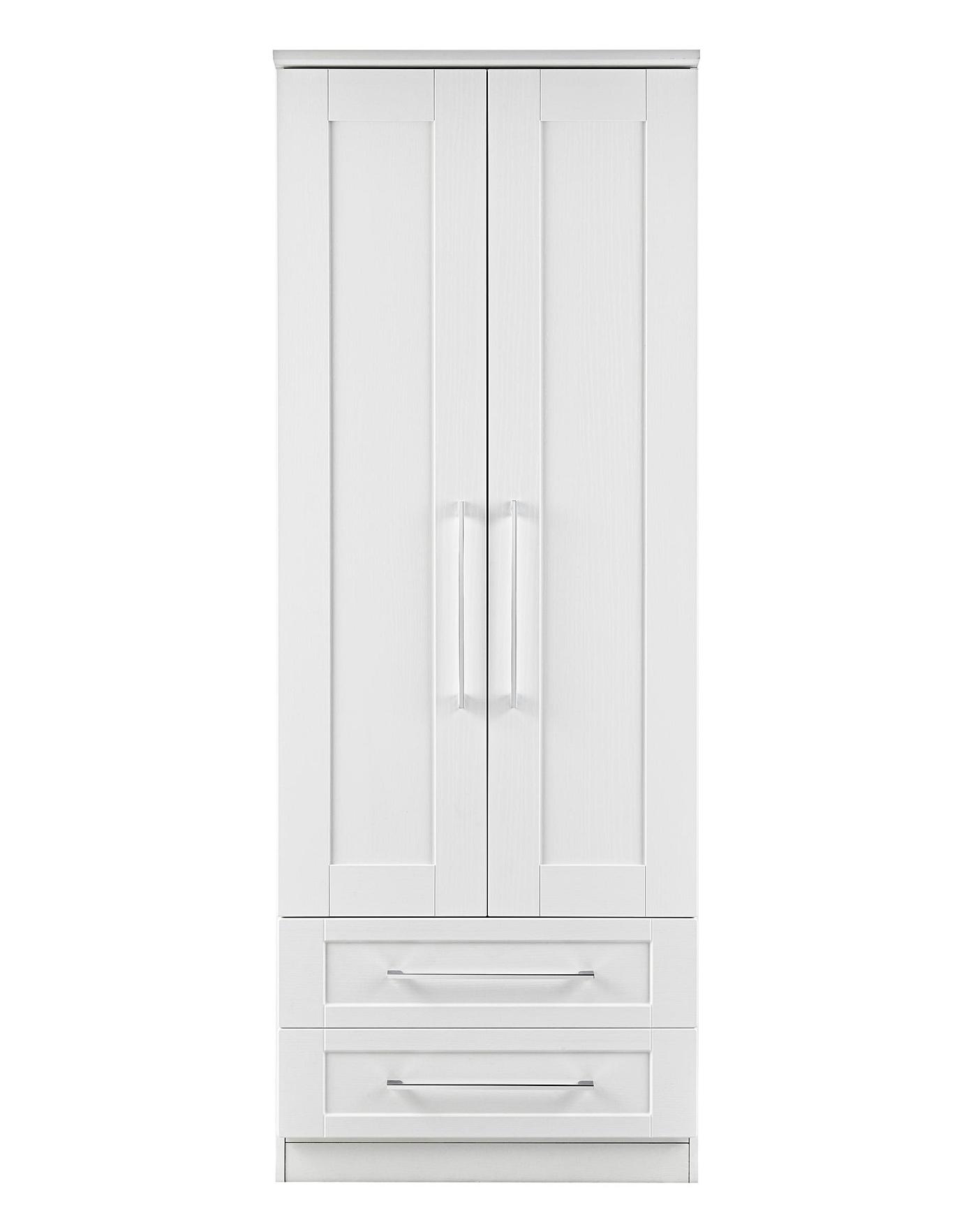 Harrogate Assembled 2 Door Wardrobe J D Williams