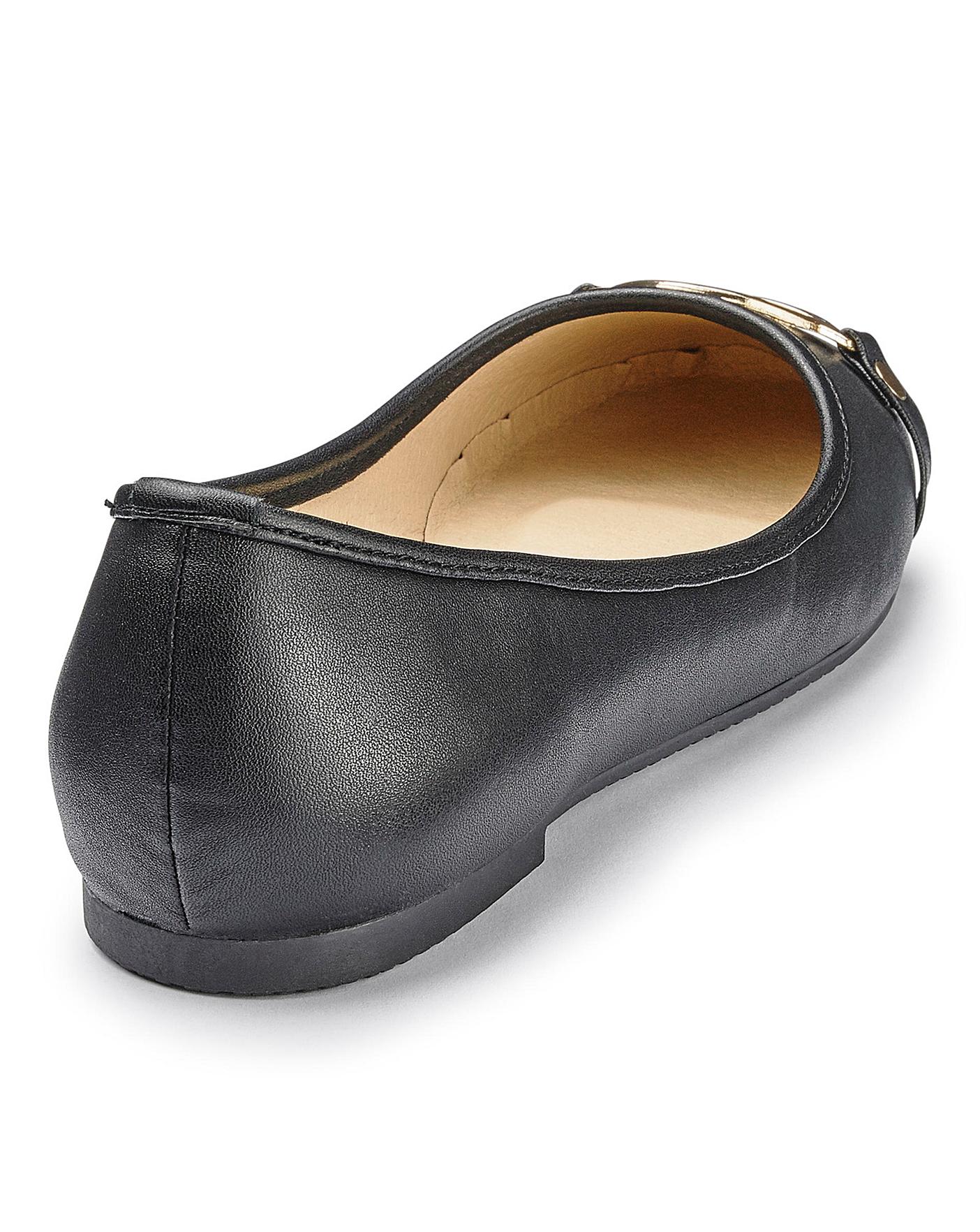 Heavenly Soles Ballerina Shoes E Fit J D Williams