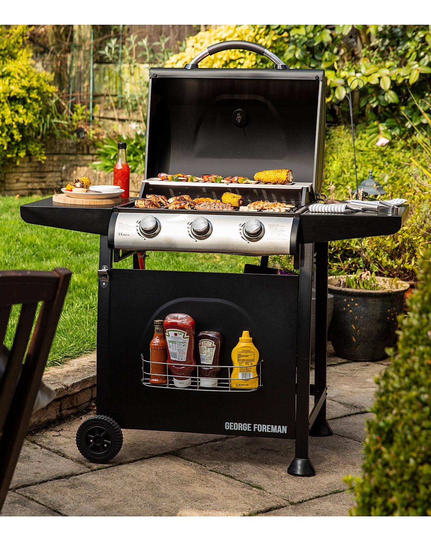 george foreman bbq gas