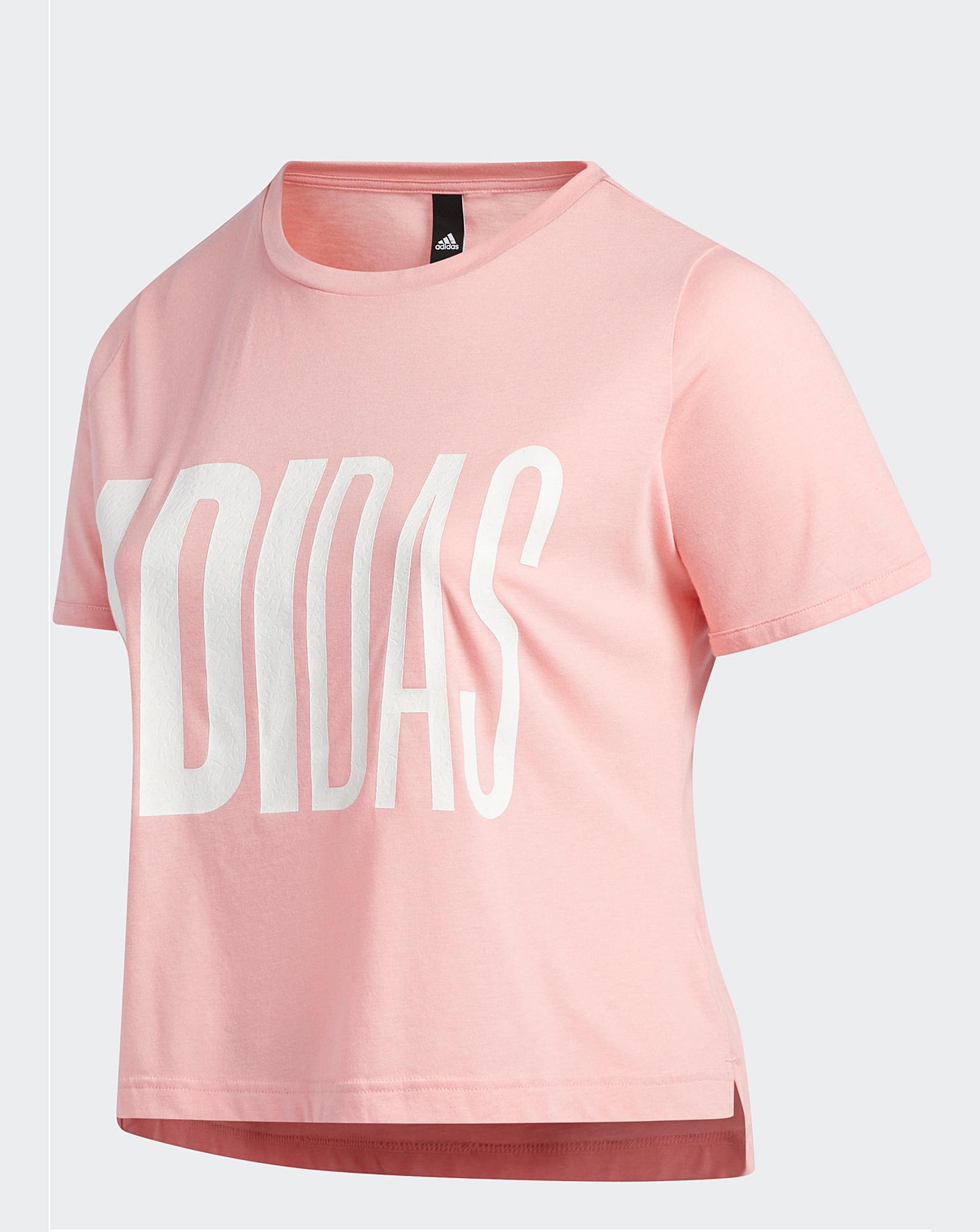 Adidas logo online tee