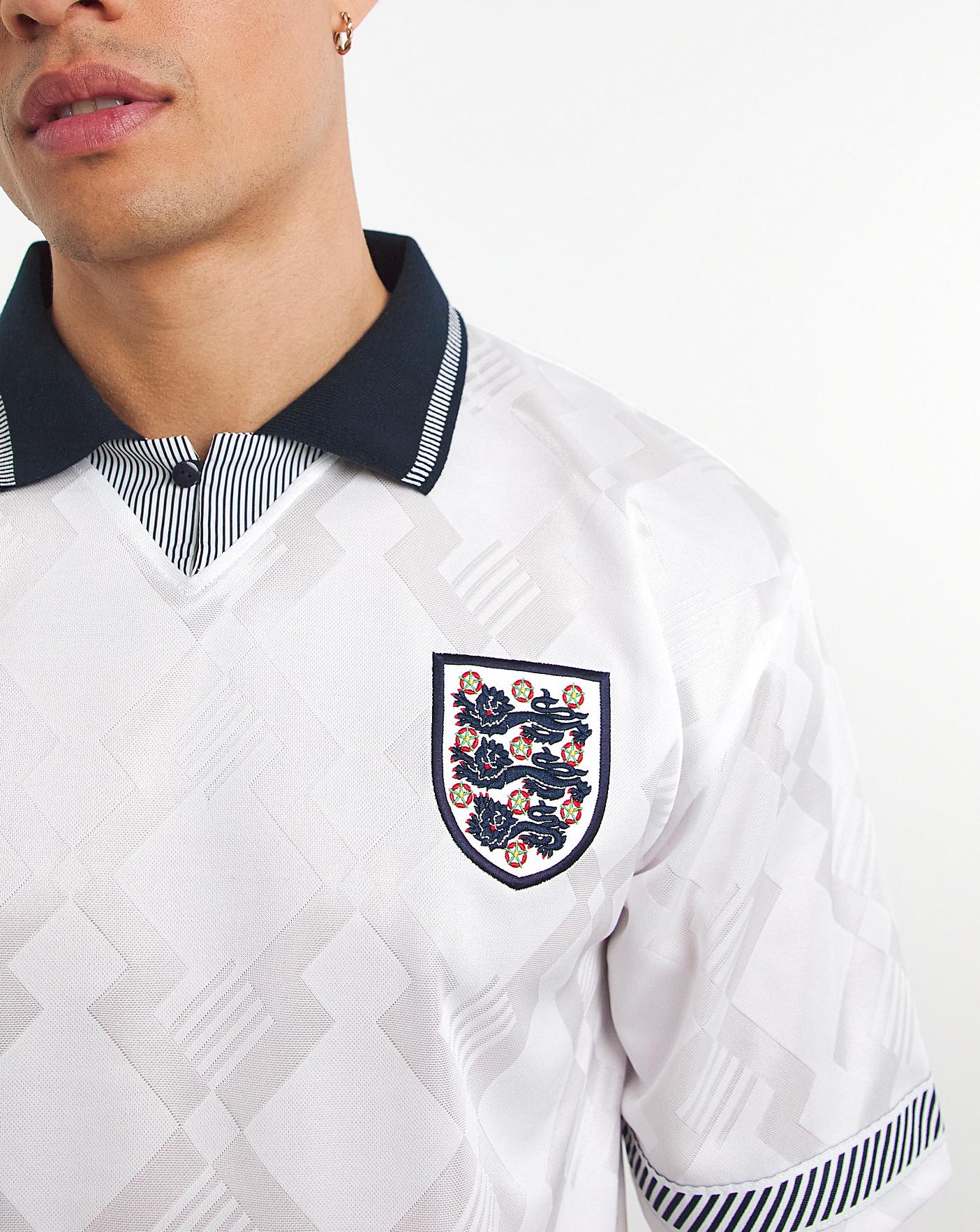 Score Draw England 1990 WC Retro Shirt Crazy Clearance