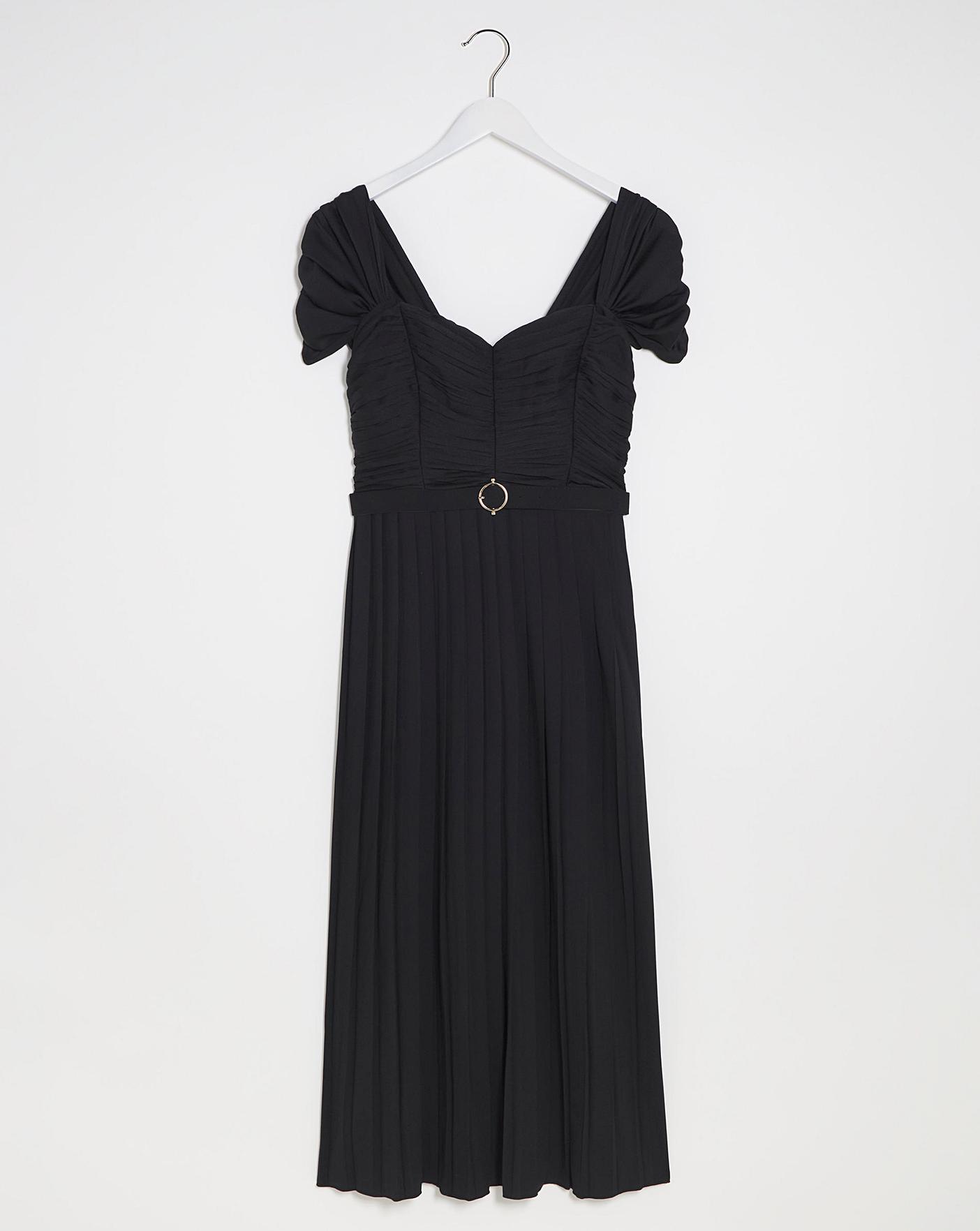 Little mistress clearance black midi dress