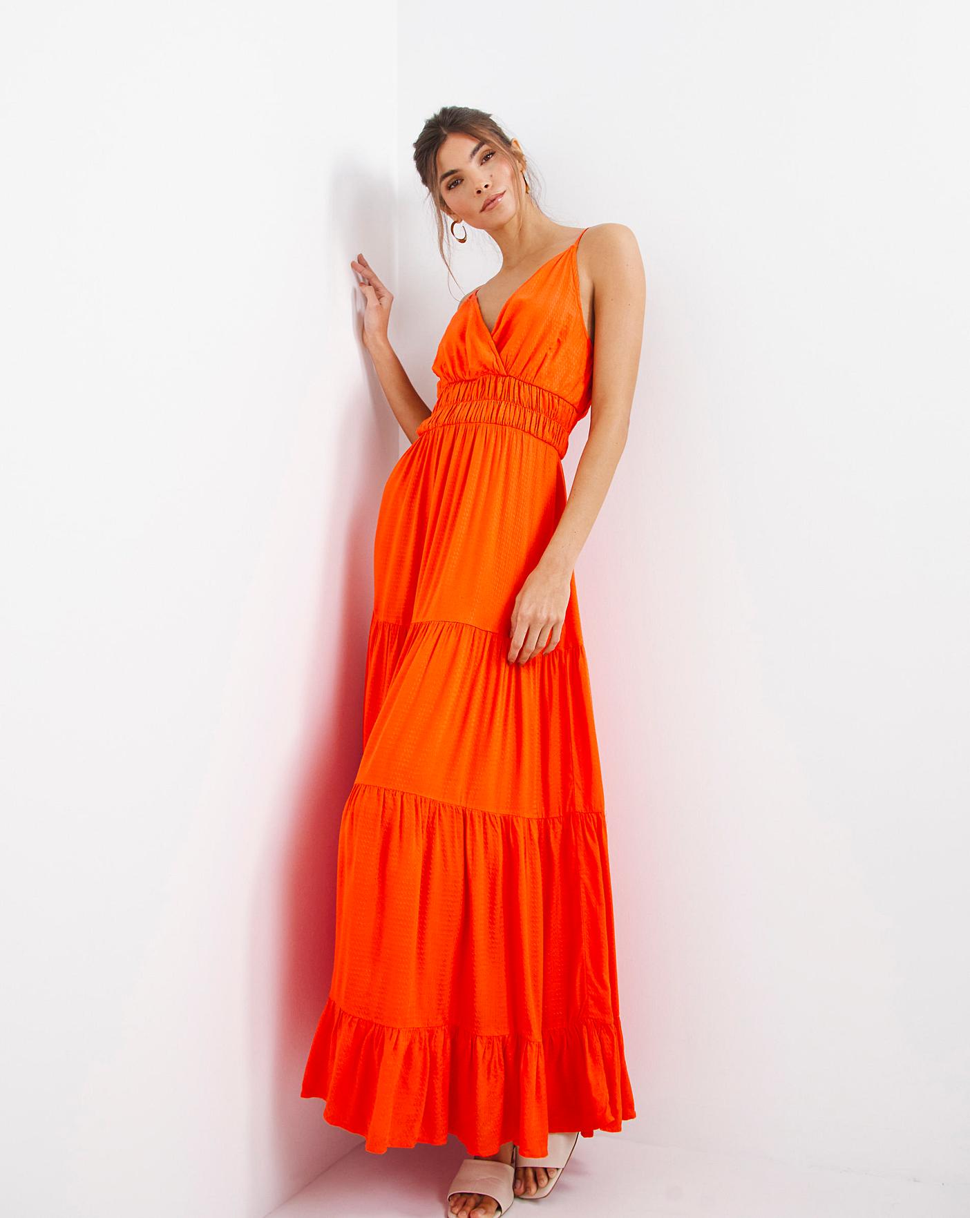 Yas tiered maxi sales dress