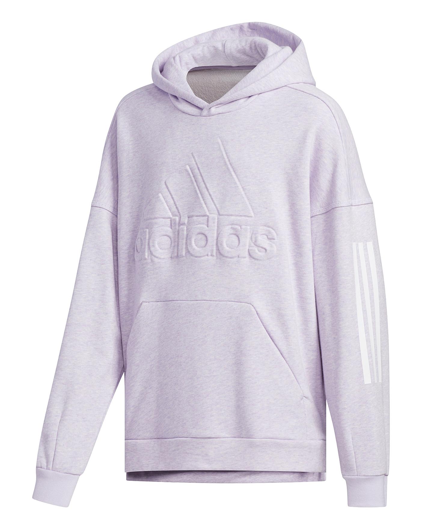 girls grey adidas hoodie