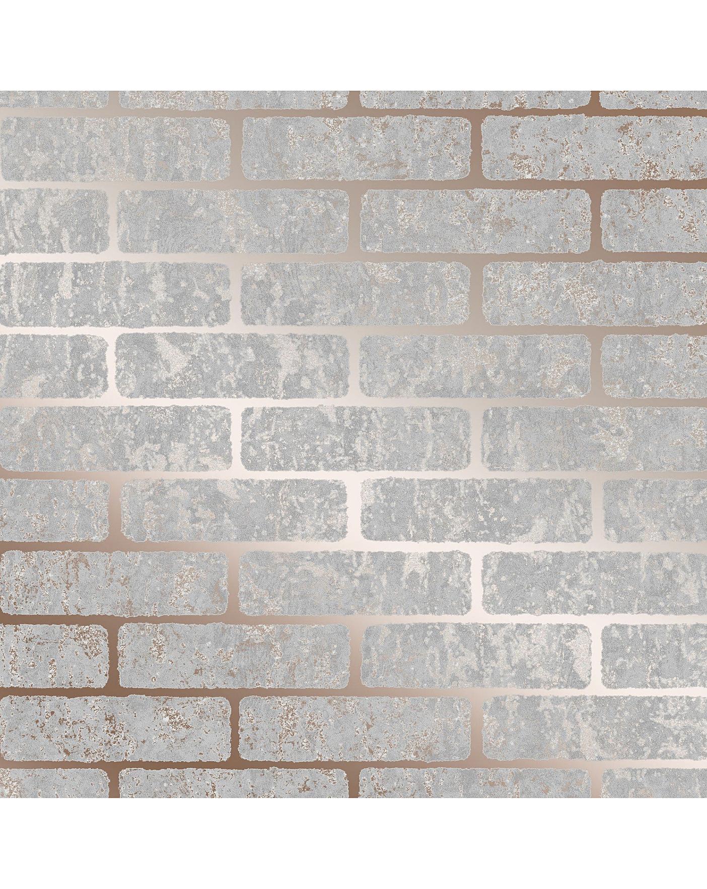 Rose Gold Milan Metallic Brick W/Paper J D Williams