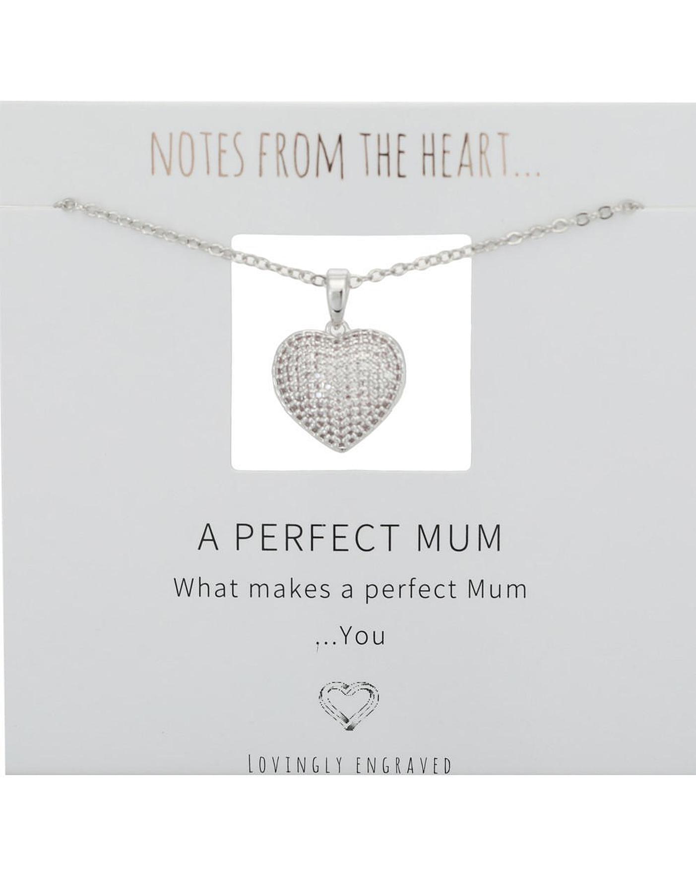 mum heart necklace