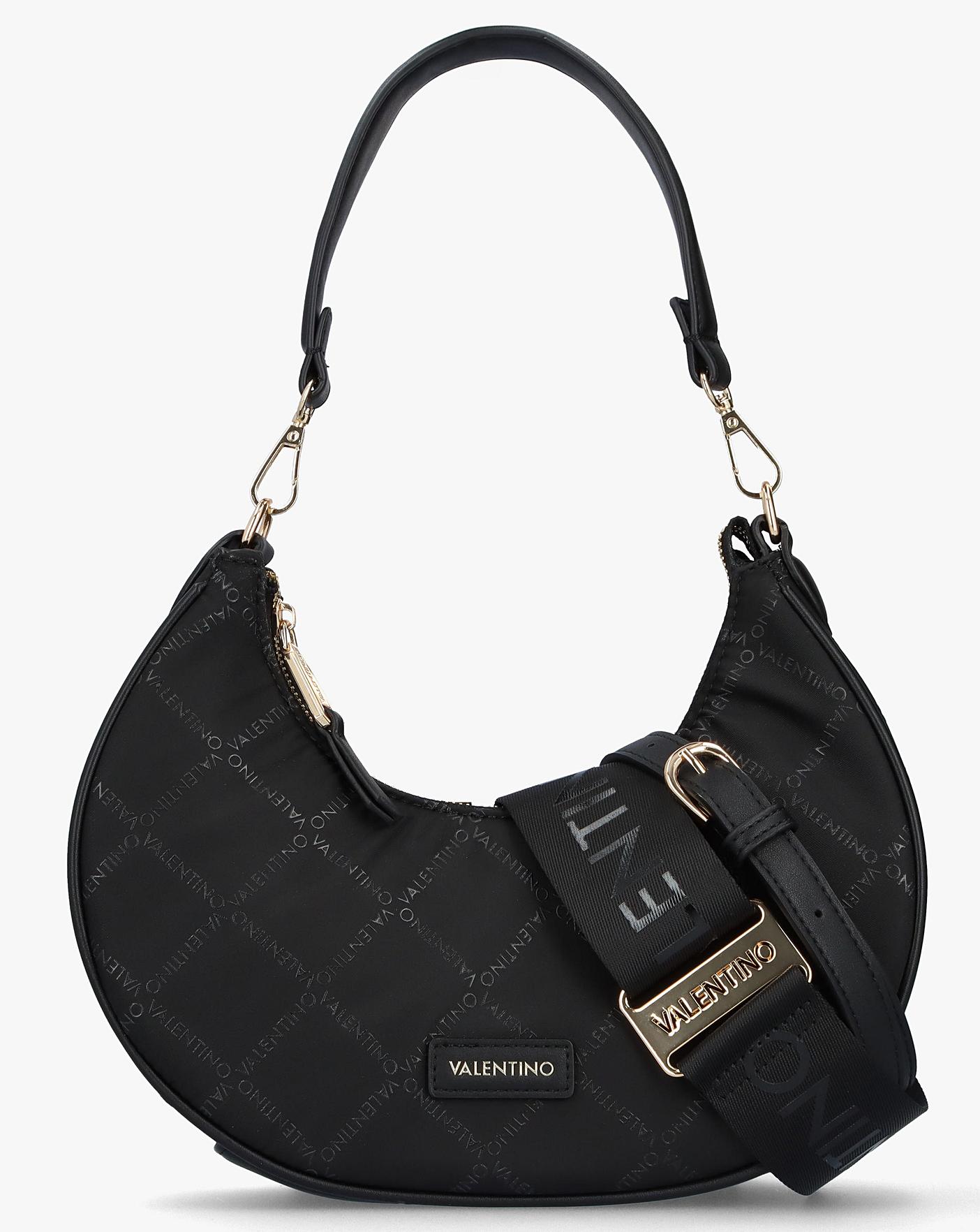 Valentino Bags Marais Logo Black Hobo