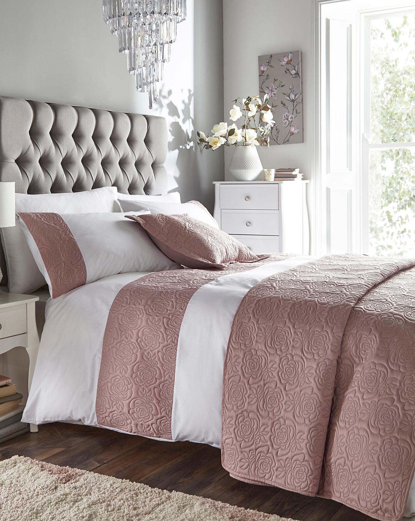 Maria Pink Duvet Cover Set Simply Be