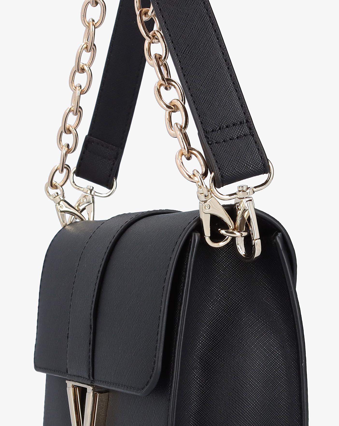 Womens Valentino Garavani black Small Leather Locò Shoulder Bag | Harrods #  {CountryCode}