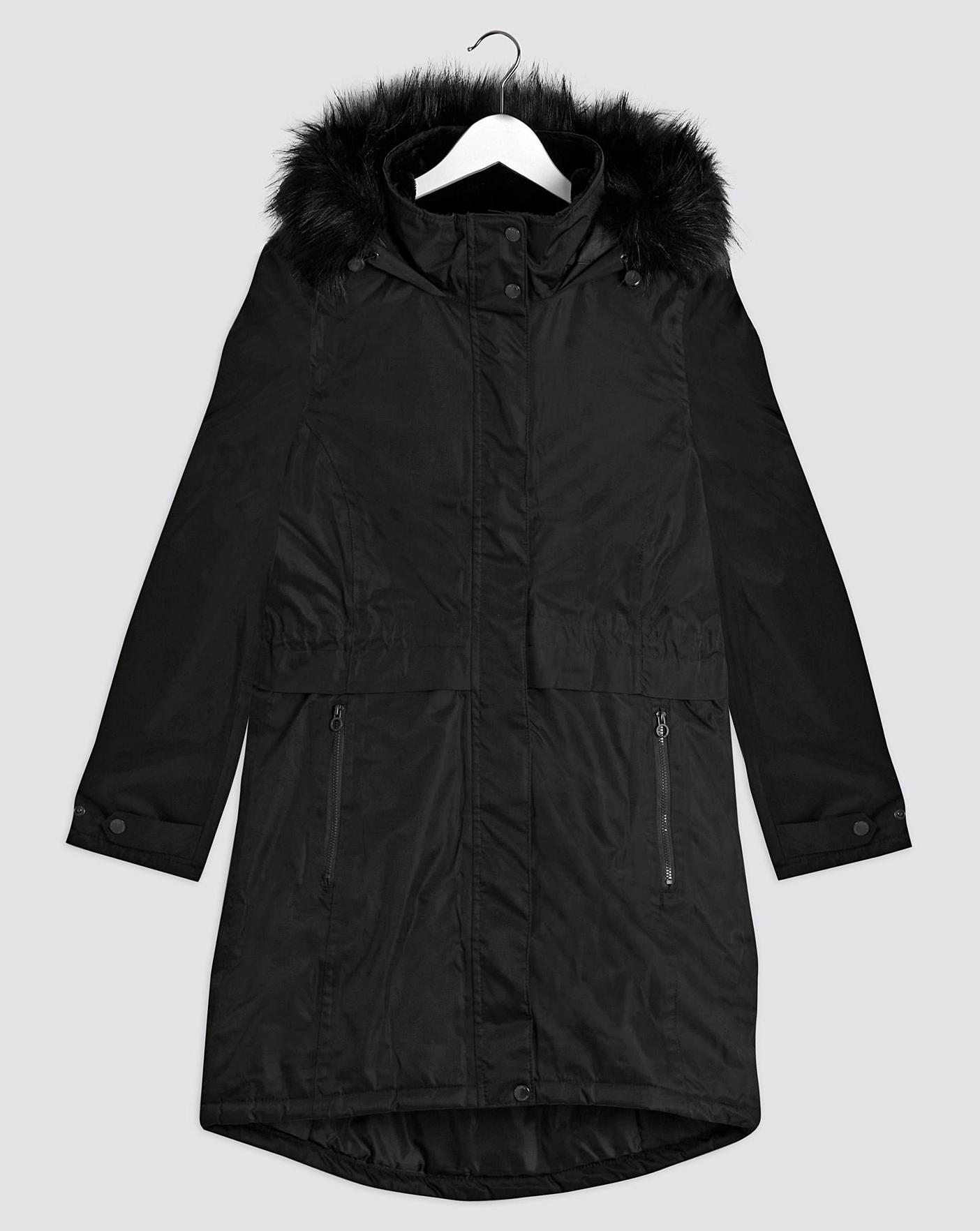 regatta black lexis waterproof jacket