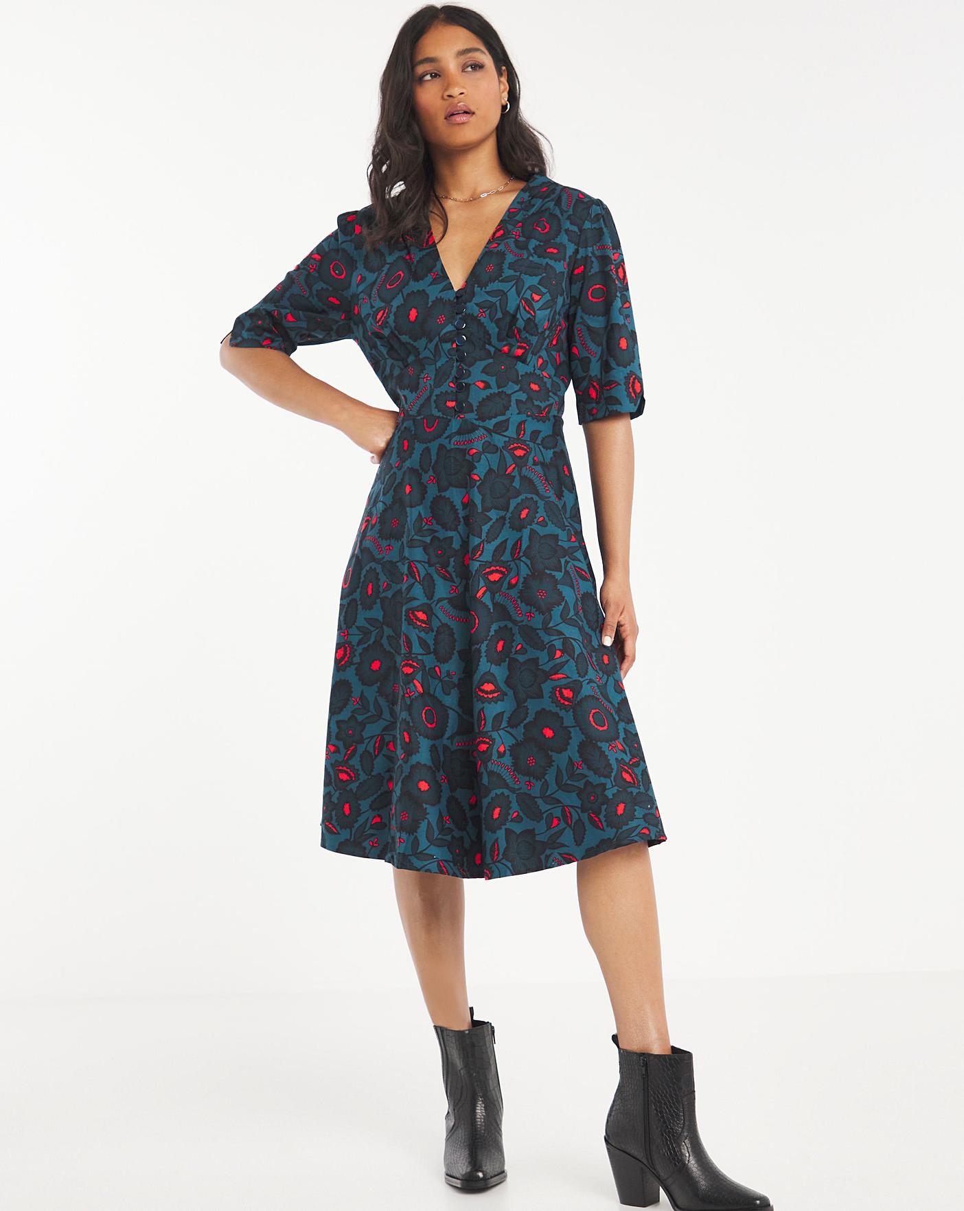 joe browns pretty floral dress