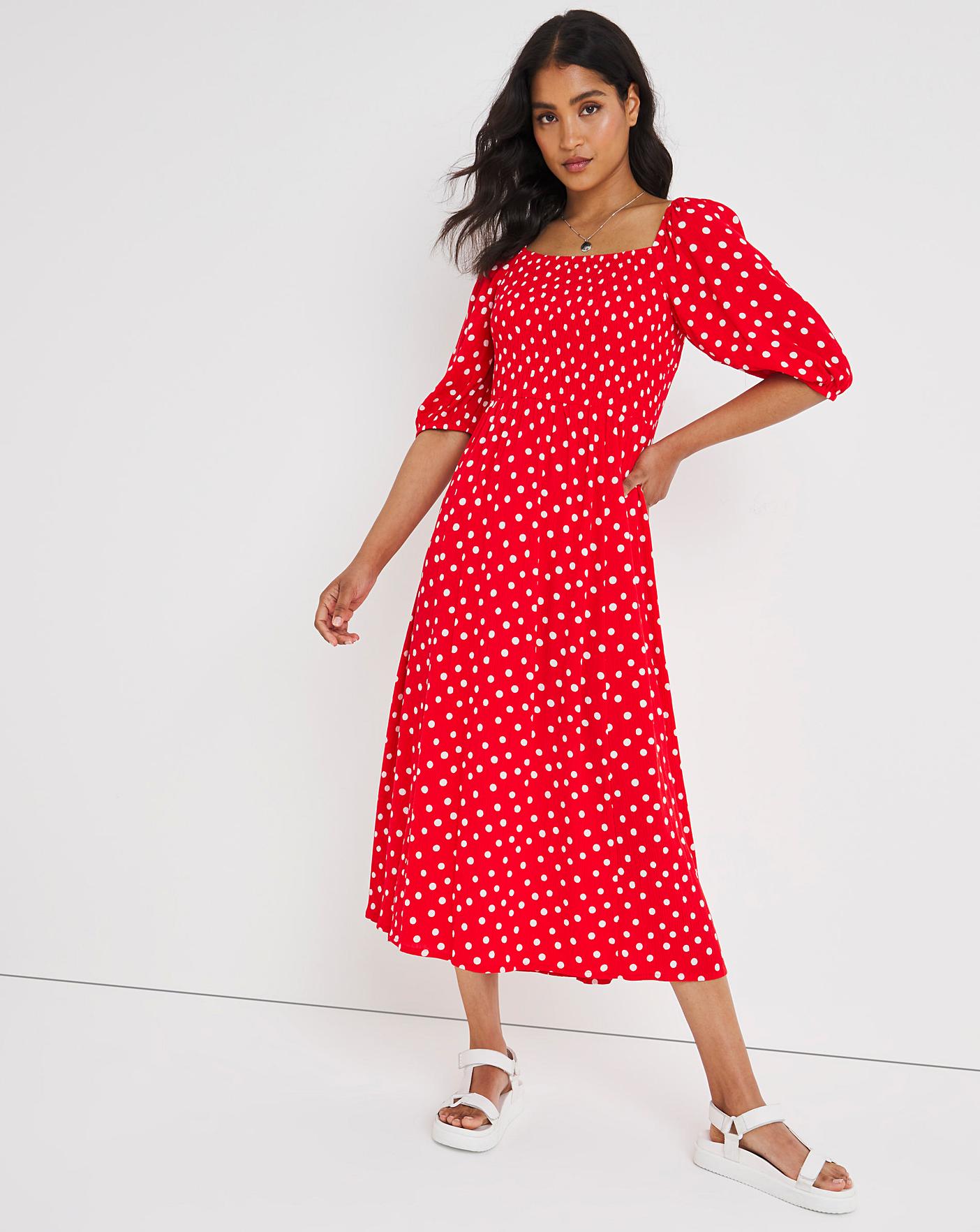 Joe Browns Spot Midi Dress | J D Williams