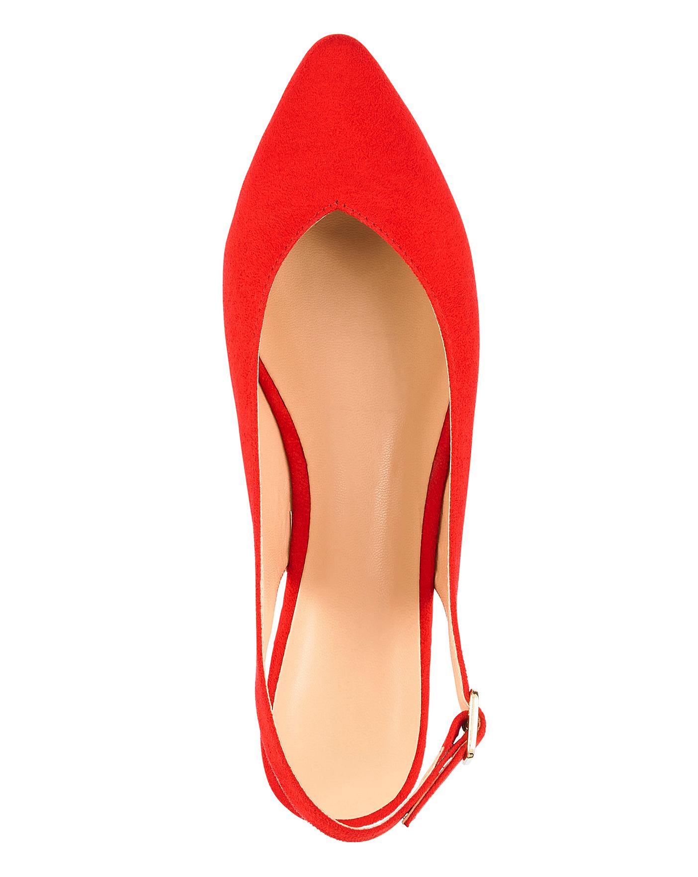 pointed sling backs