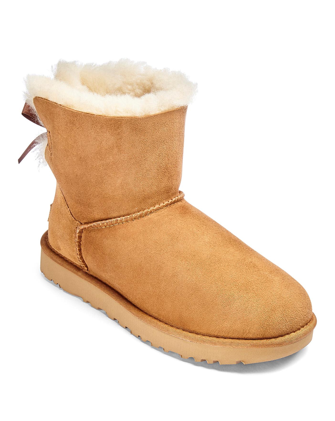 uggs mini bailey bow chestnut