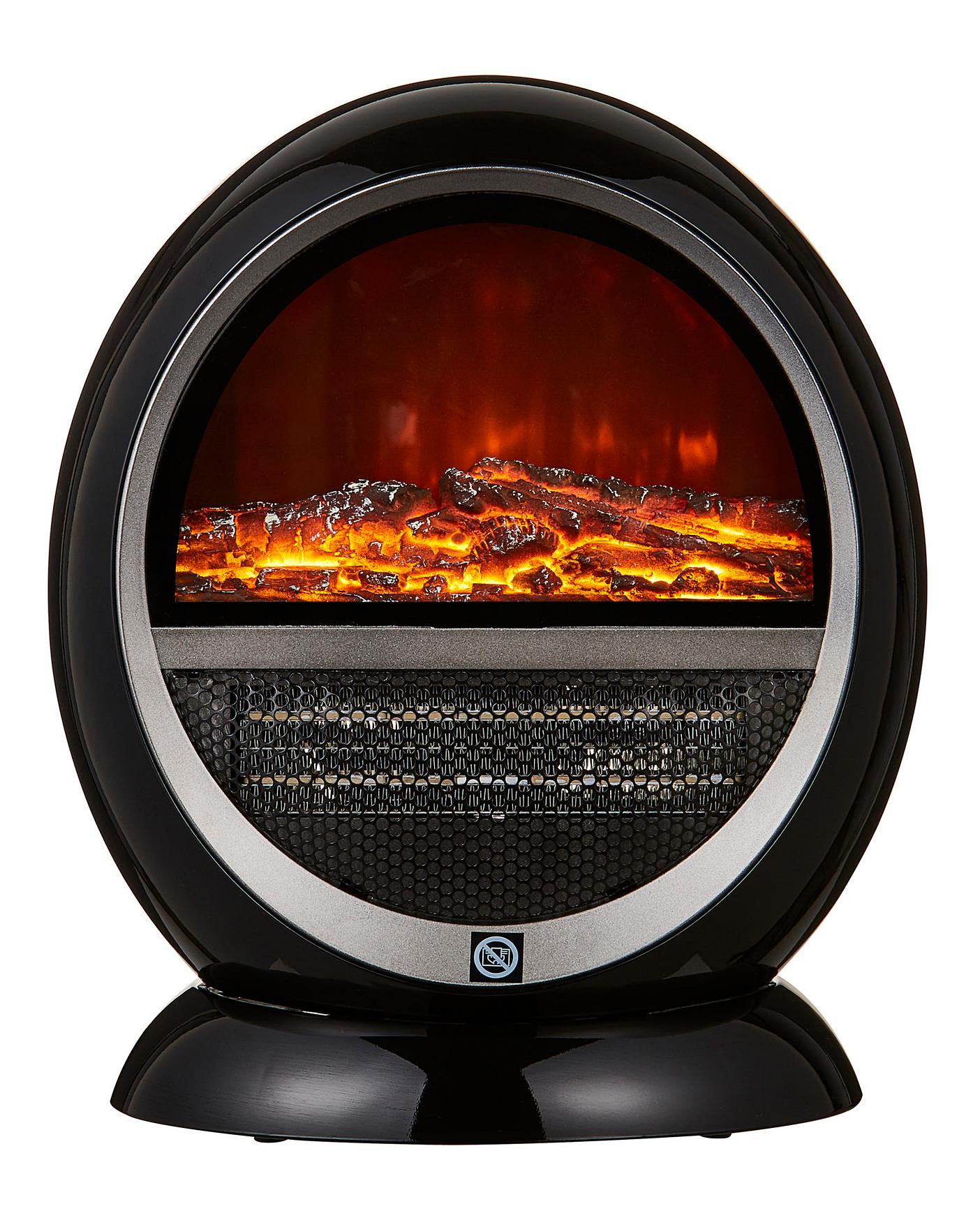 Real Flame Effect Oscillating Heater Simply Be