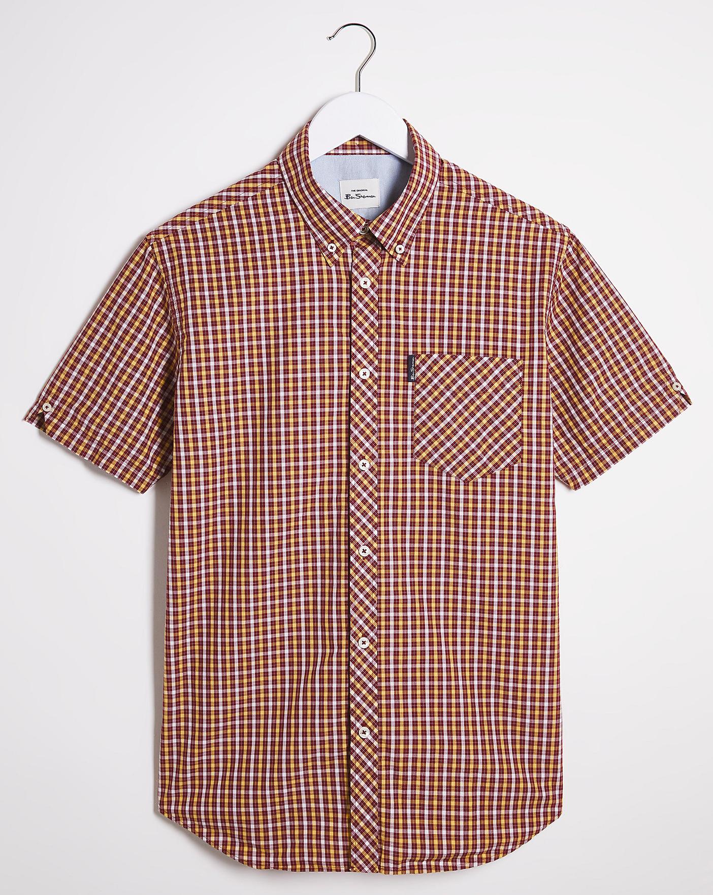 ben sherman short sleeve shirts sale