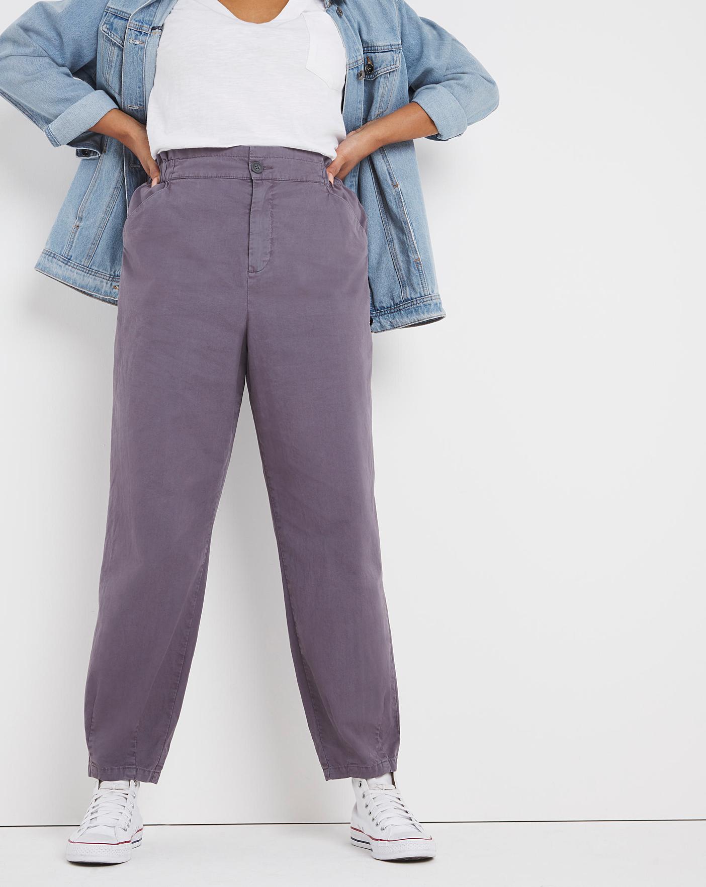 Grey Loose Fit Trousers | Simply Be