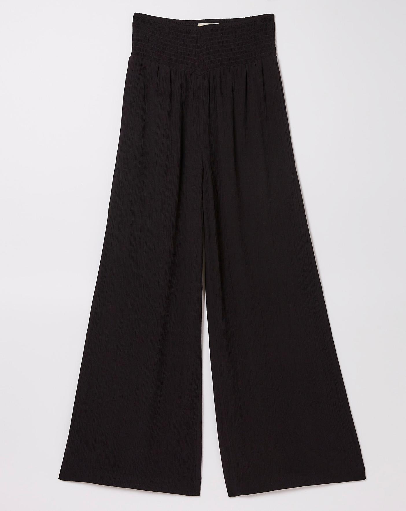 Fatface Shirred Wide Leg Palazzo | J D Williams