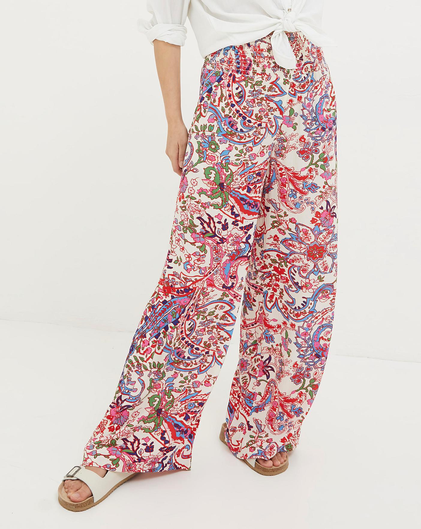 Fatface Paisley Palazzo Trousers | J D Williams