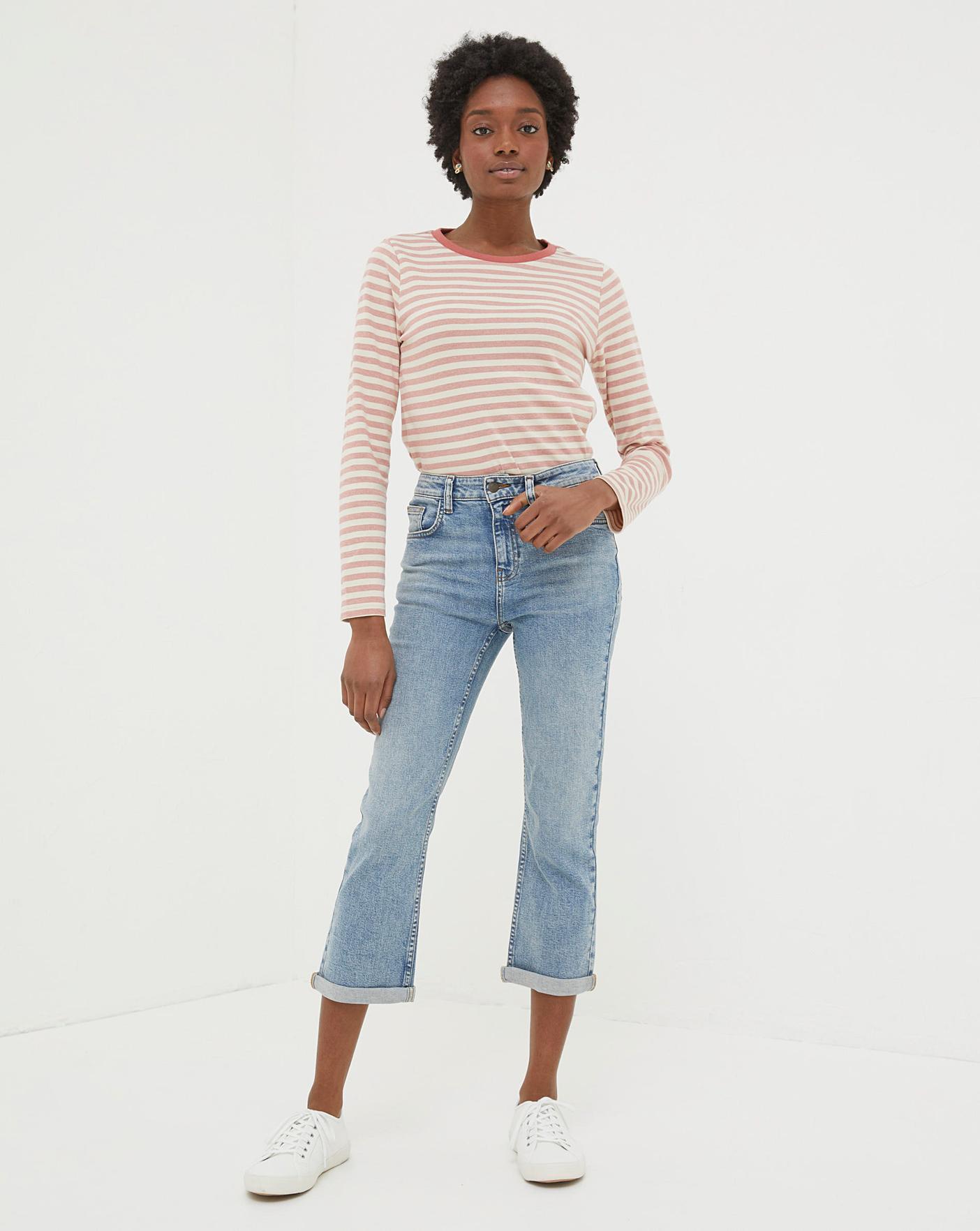 Fatface Capri Sway Cropped Jeans Crazy Clearance