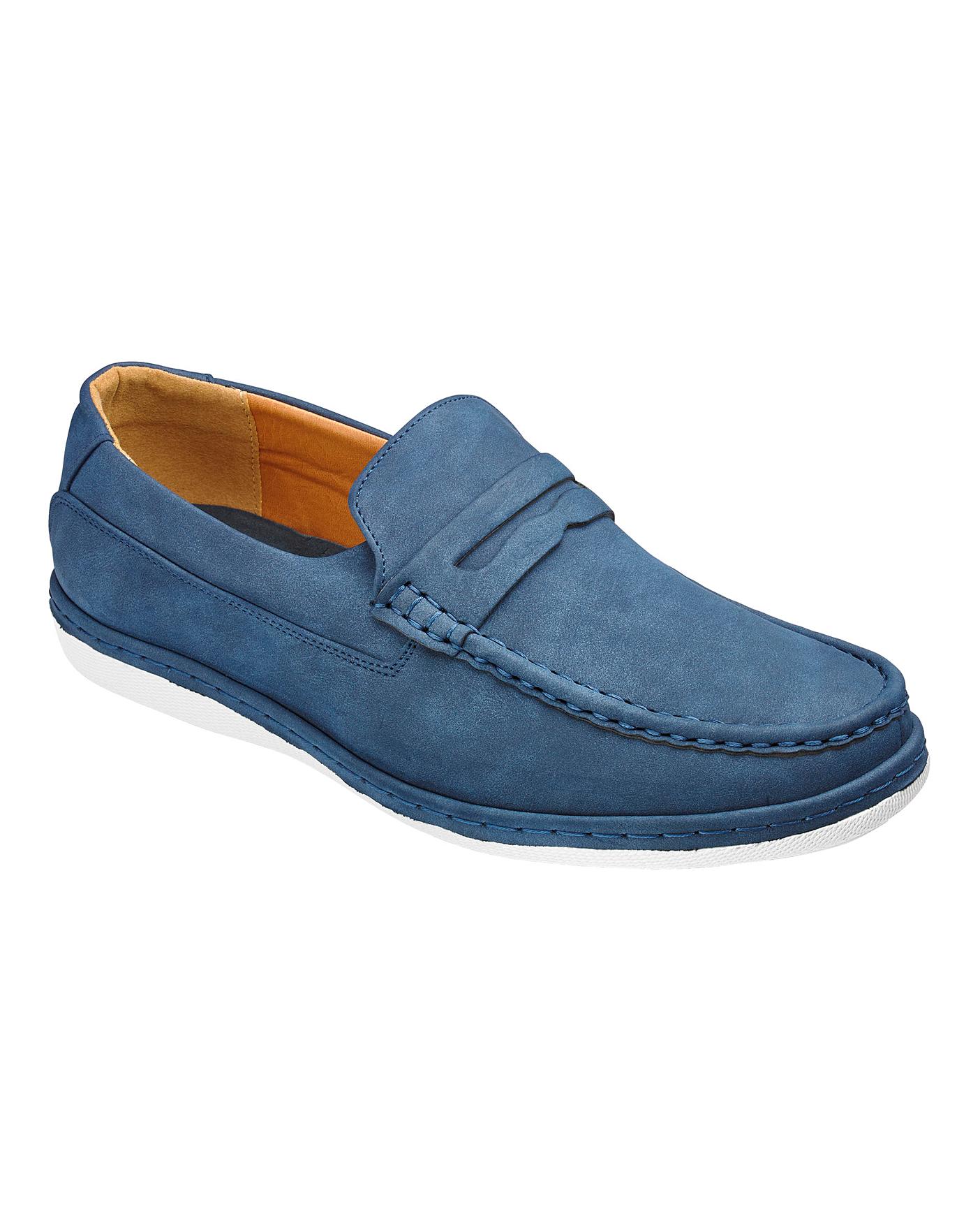 Cushion Walk Slip On Loafers Wide Fit | Crazy Clearance