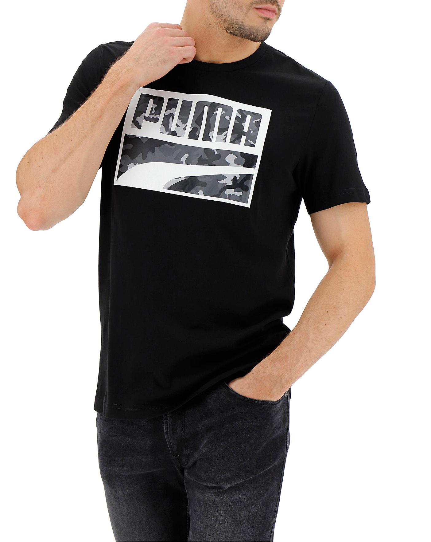 puma logo t shirt