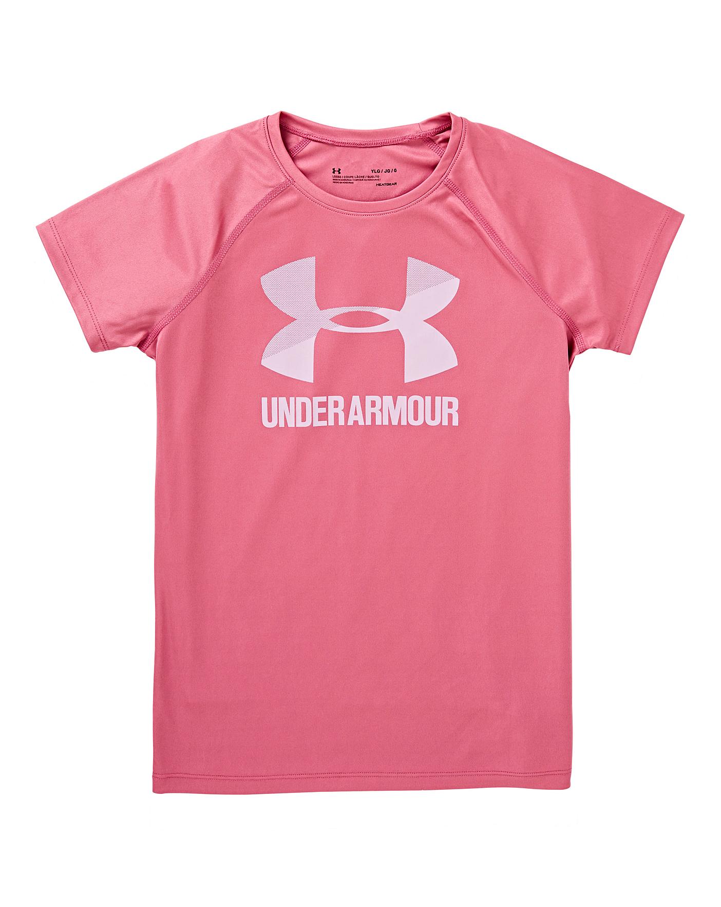 pink under armour logo