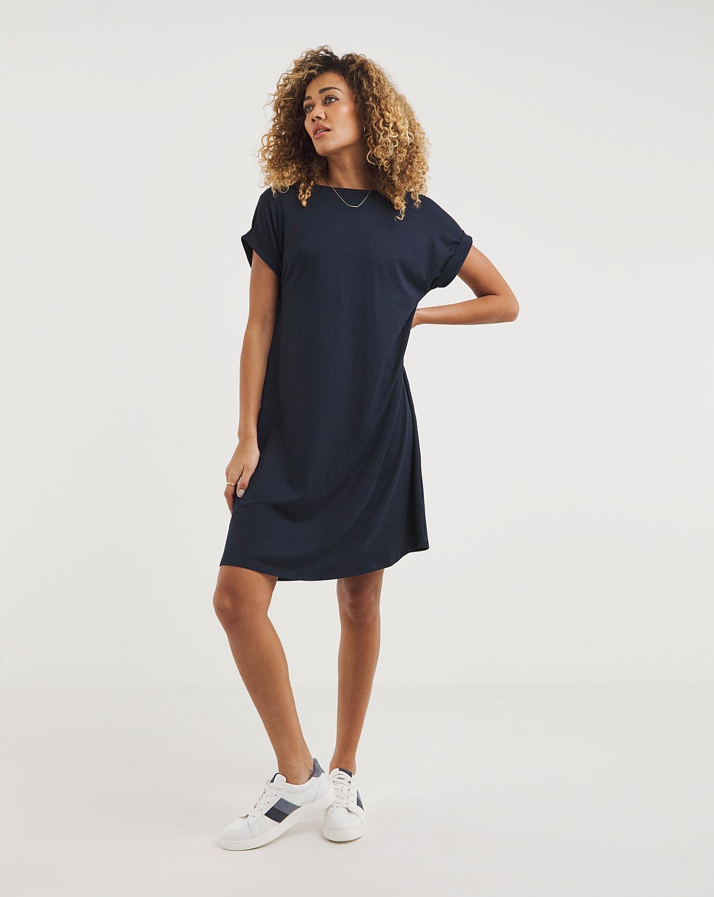 Soft Touch Jersey A-Line Dress | J D Williams