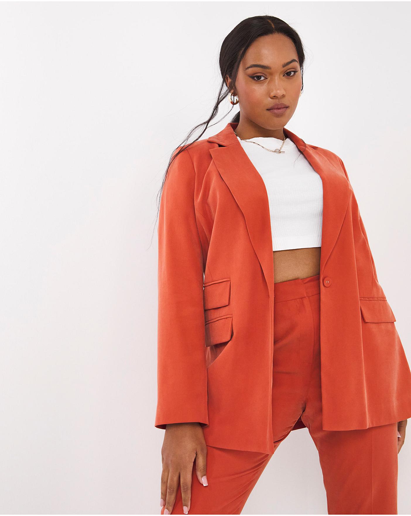 Rust 2025 colour blazer