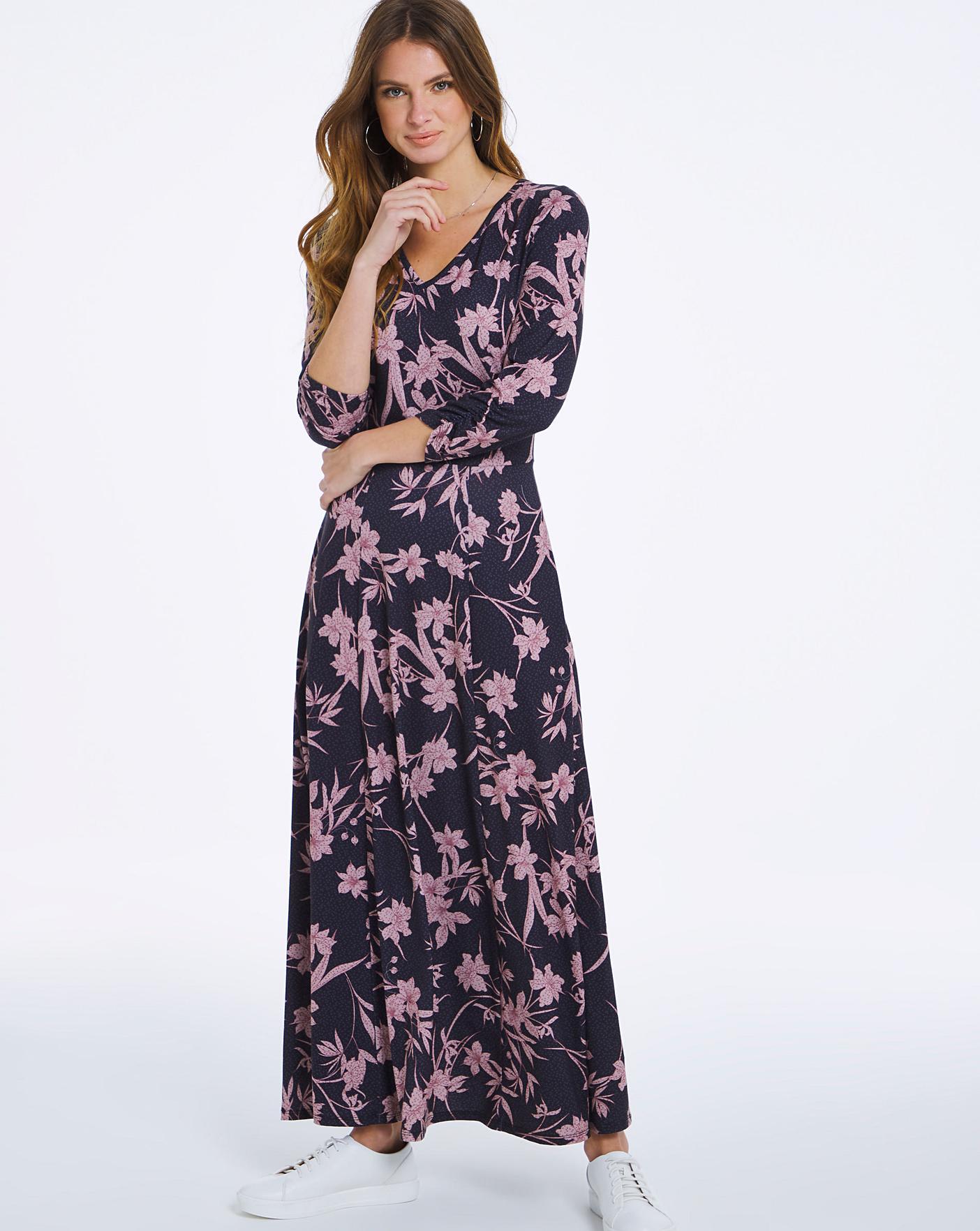 Julipa Stretch Jersey Maxi Dress | J D Williams