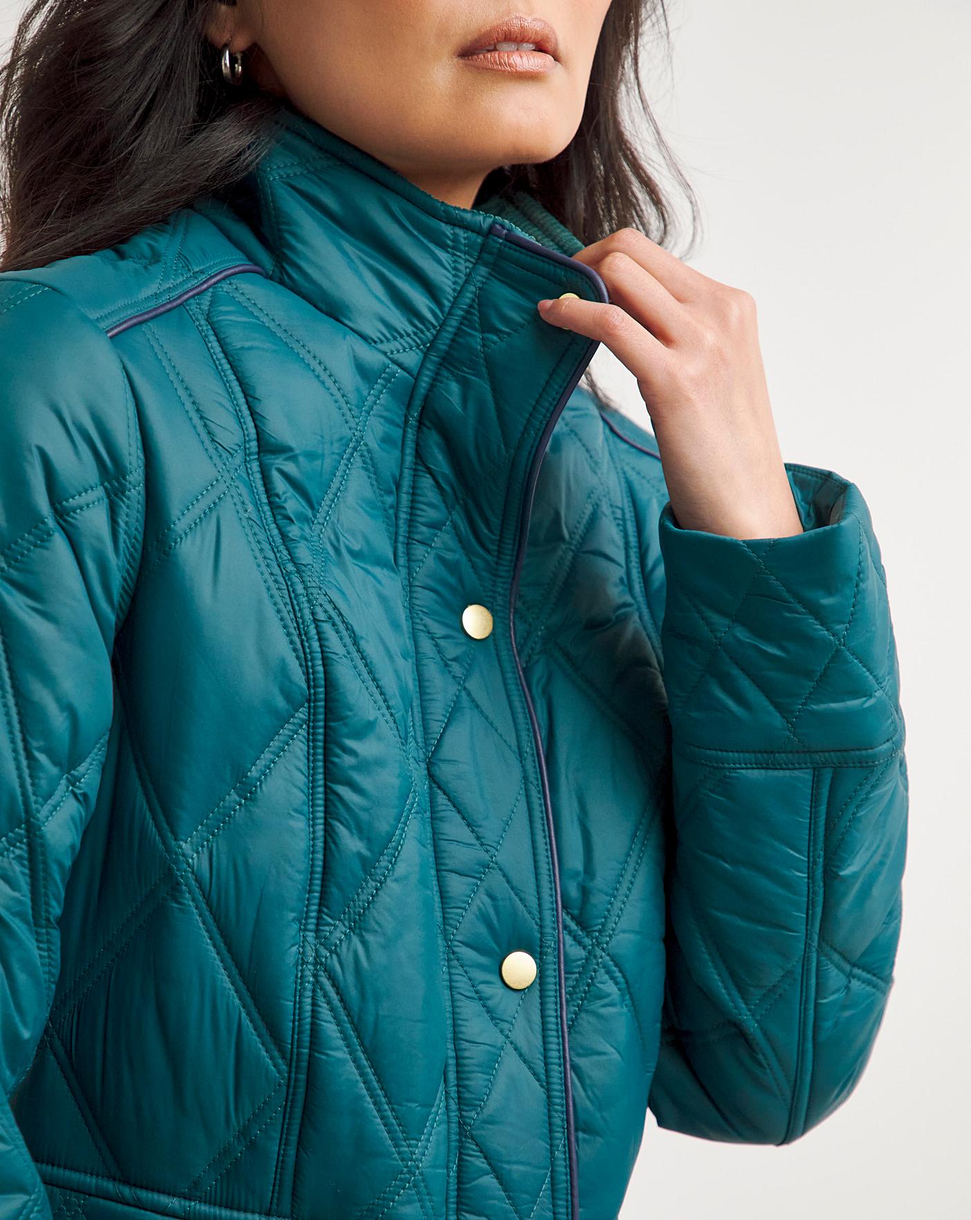 Joules newdale outlet quilted jacket green