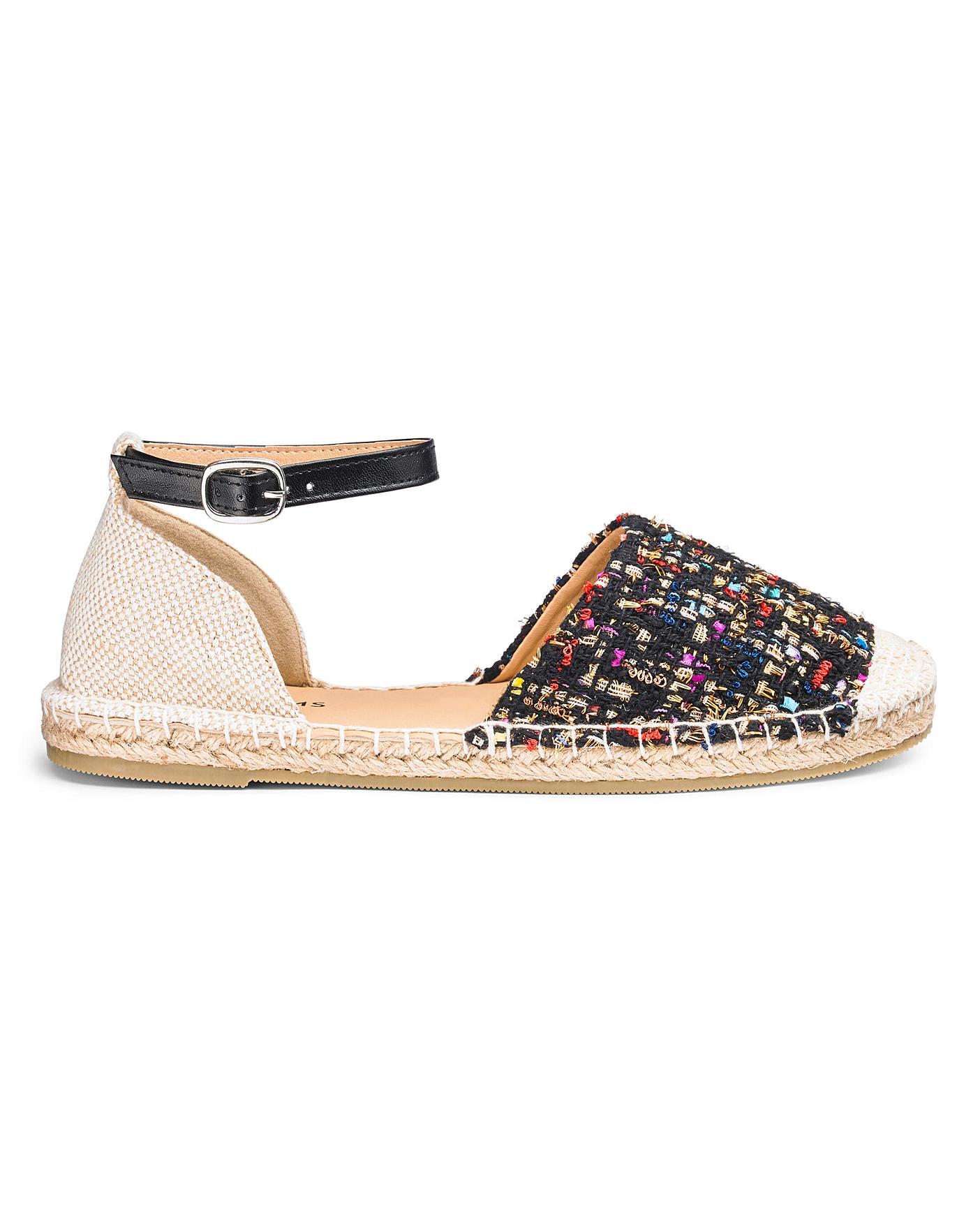 Two strap outlet espadrilles