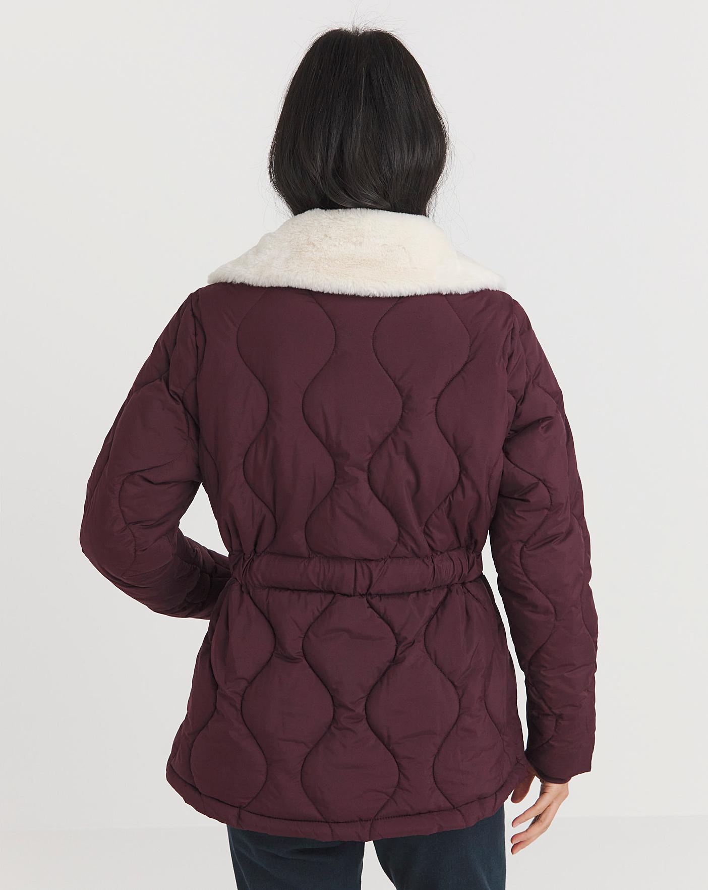 Julipa Detachable Fur Padded Jacket | Oxendales
