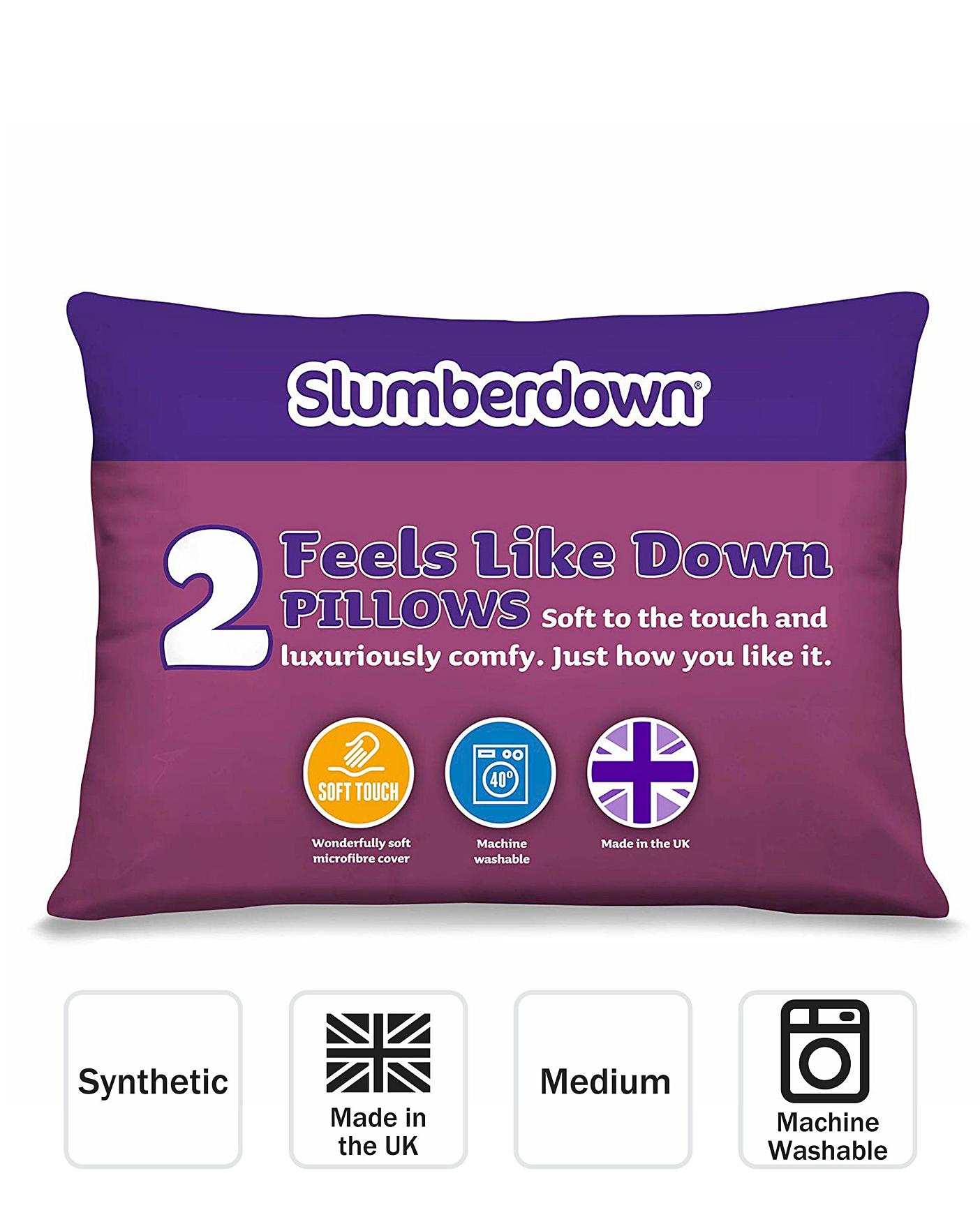 Slumberdown Feels Like Down Pillows Oxendales