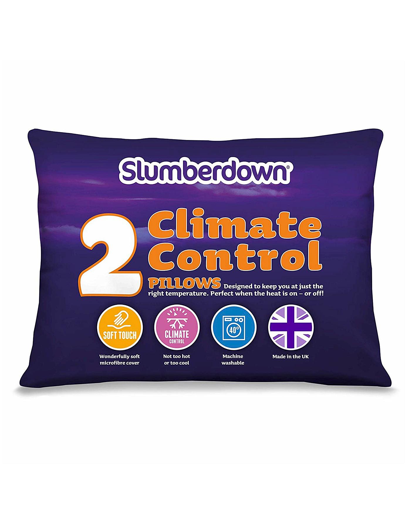 Slumberdown Climate Control Pillows J D Williams