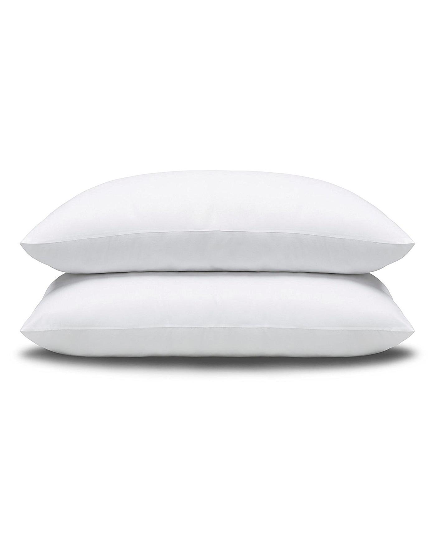Slumberdown Climate Control Medium Support Back Sleeper Pillow Pack of 2 