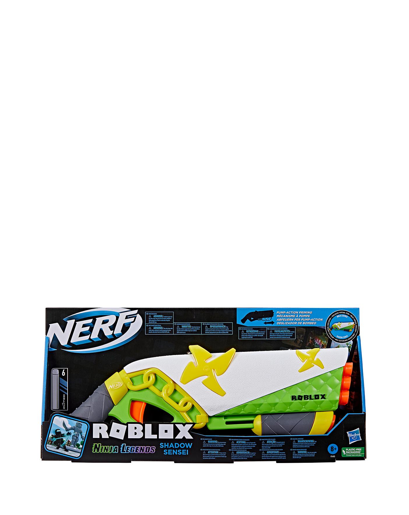 Nerf Roblox Ninja Legends Shadow Sensei Dart Blaster - Smyths Toys 