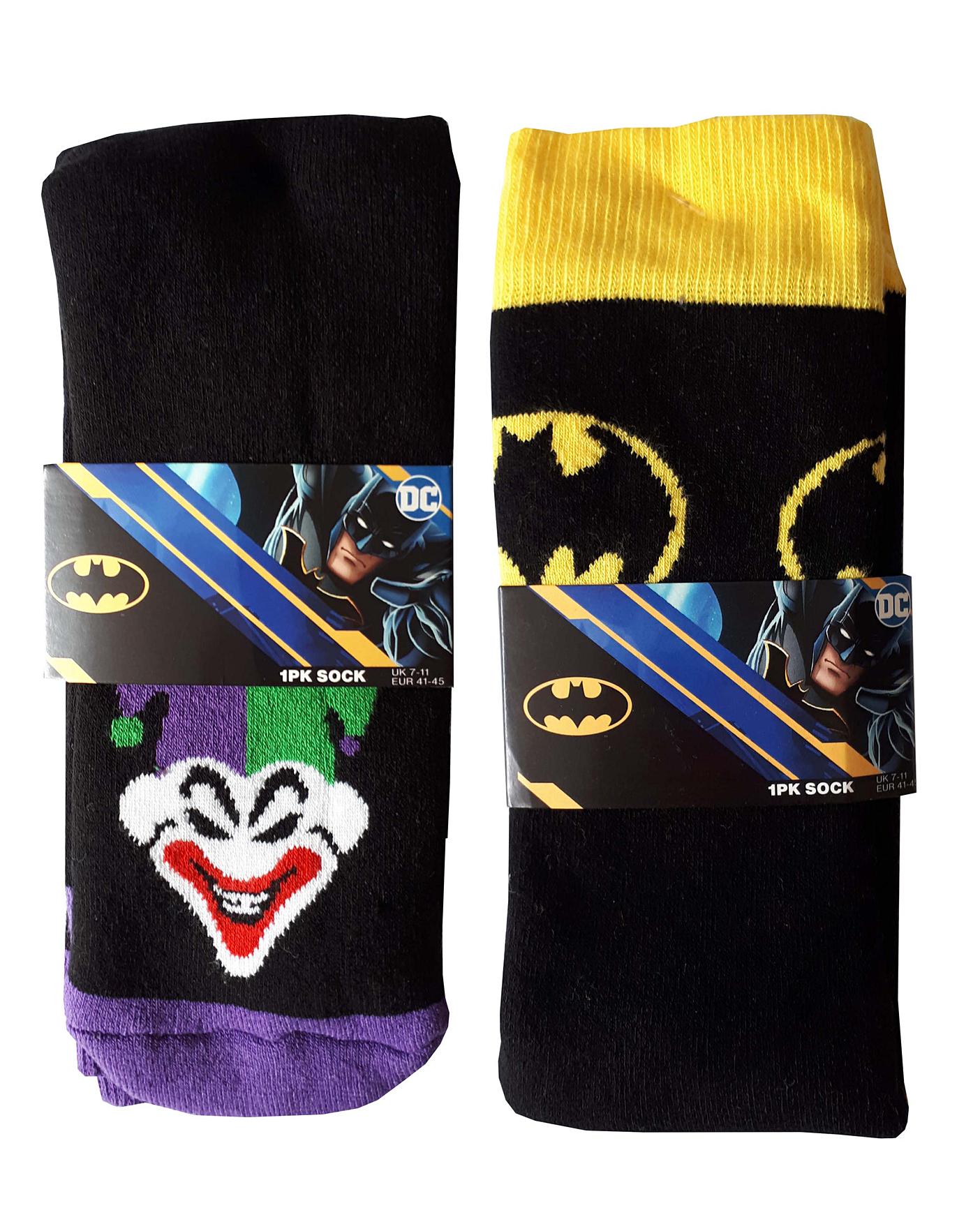 Batman Joker 2pk Slipper Socks Ambrose Wilson