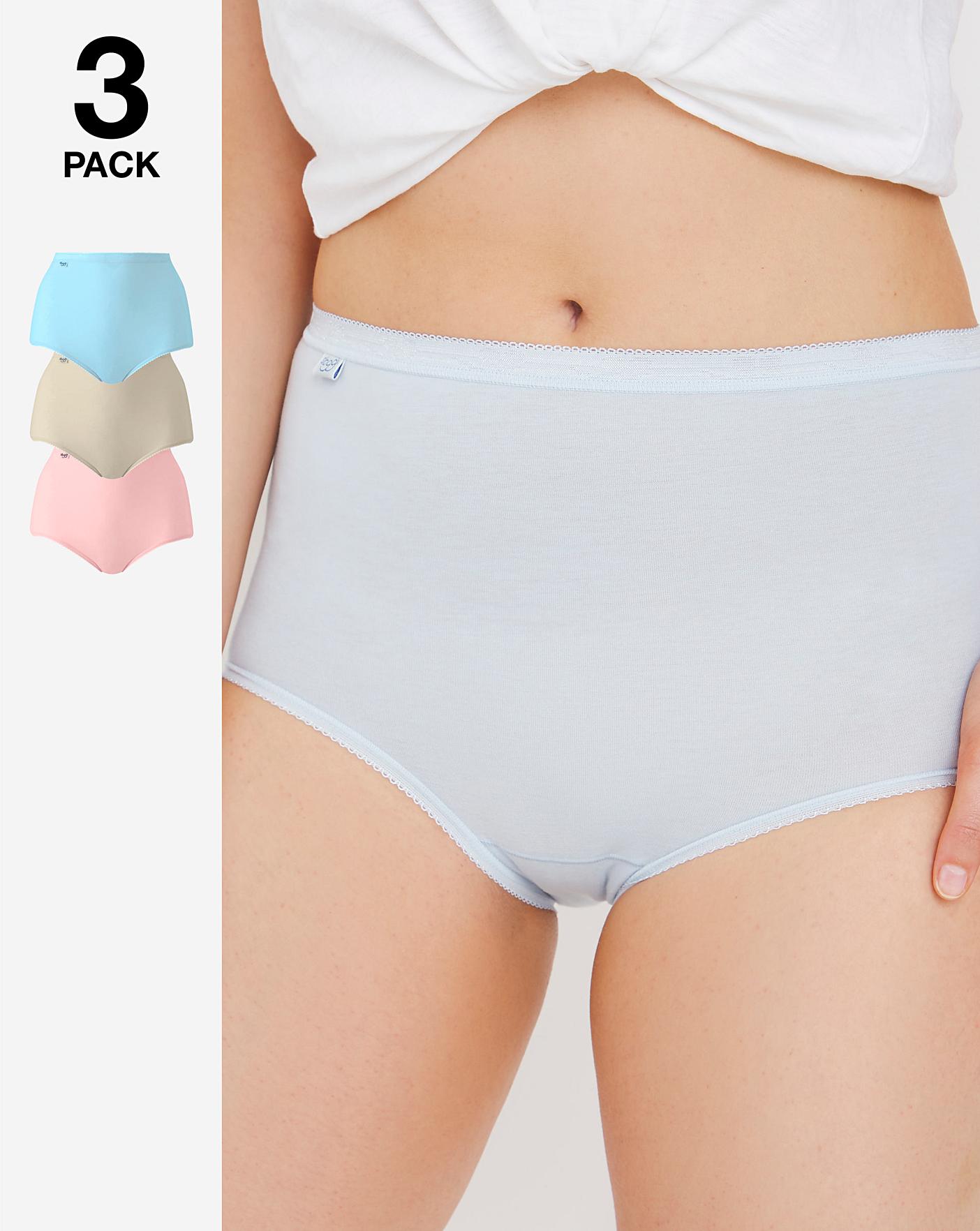 Pack of 4 basic maxi knickers in cotton Sloggi