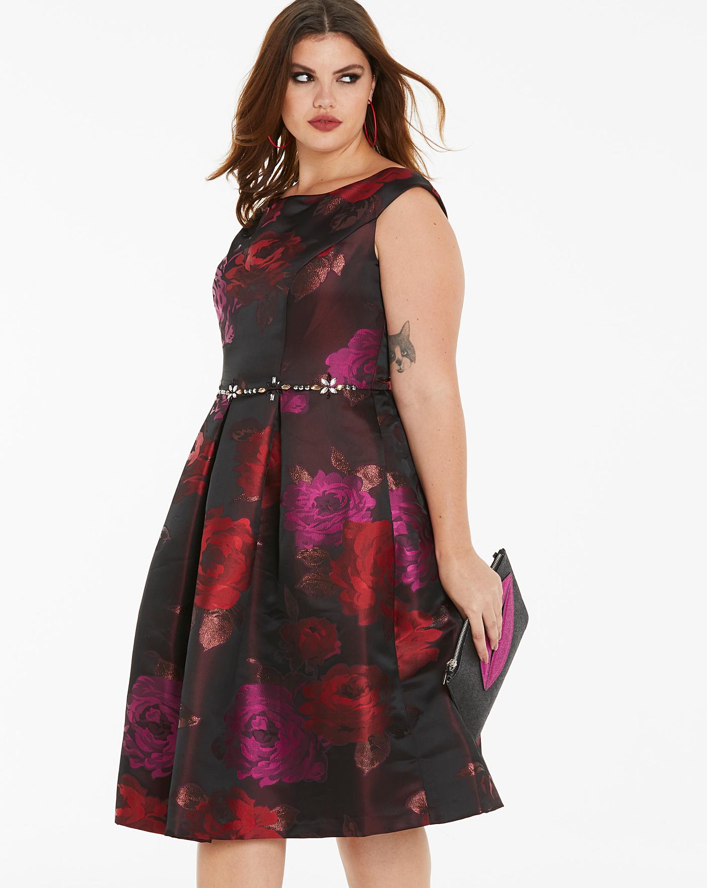 joanna hope jacquard prom skirt