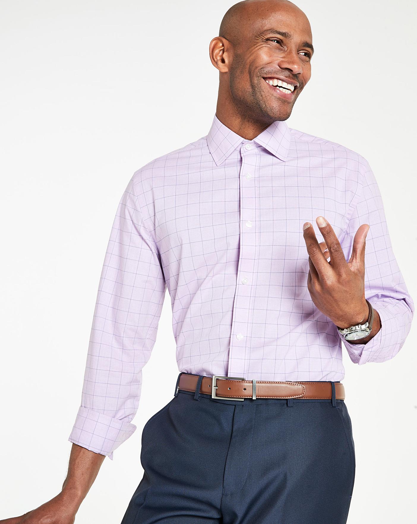 lilac formal shirt