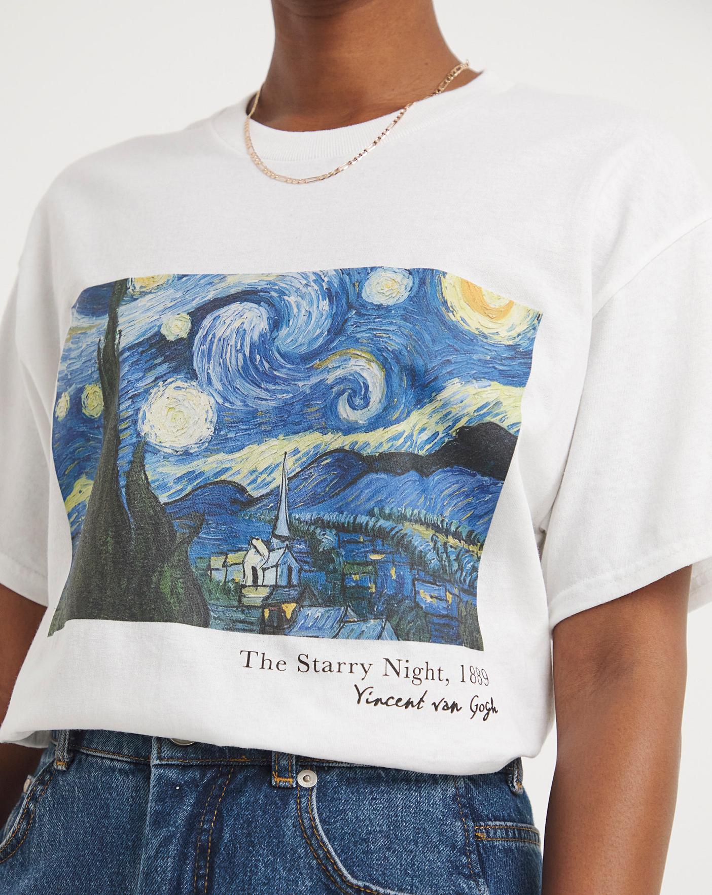 Apoh Van Gogh The Starry Night T-Shirt