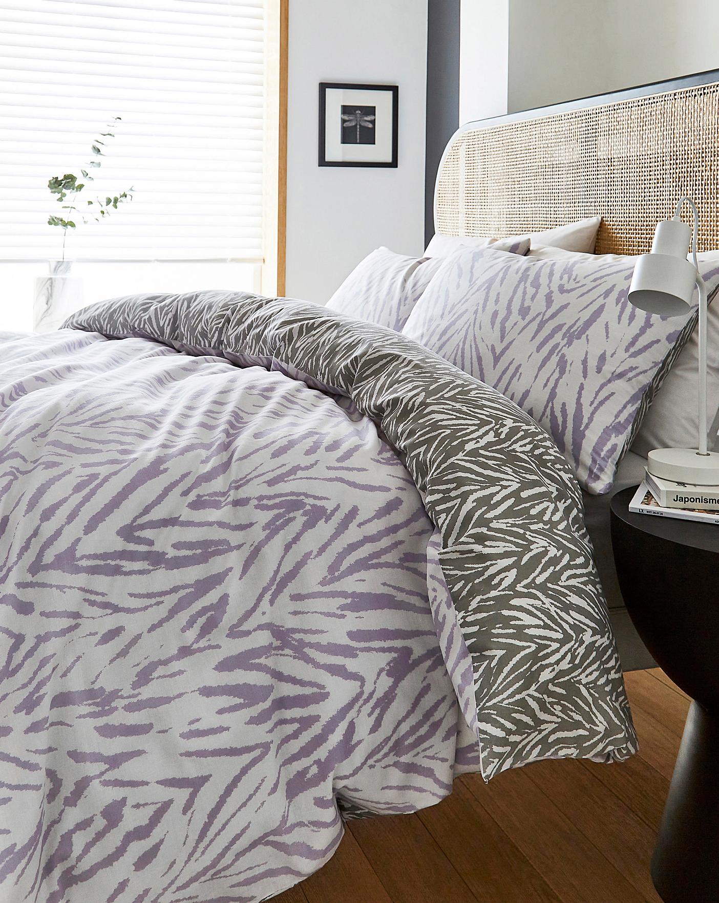Zebra Lilac Duvet Cover Set | Home 