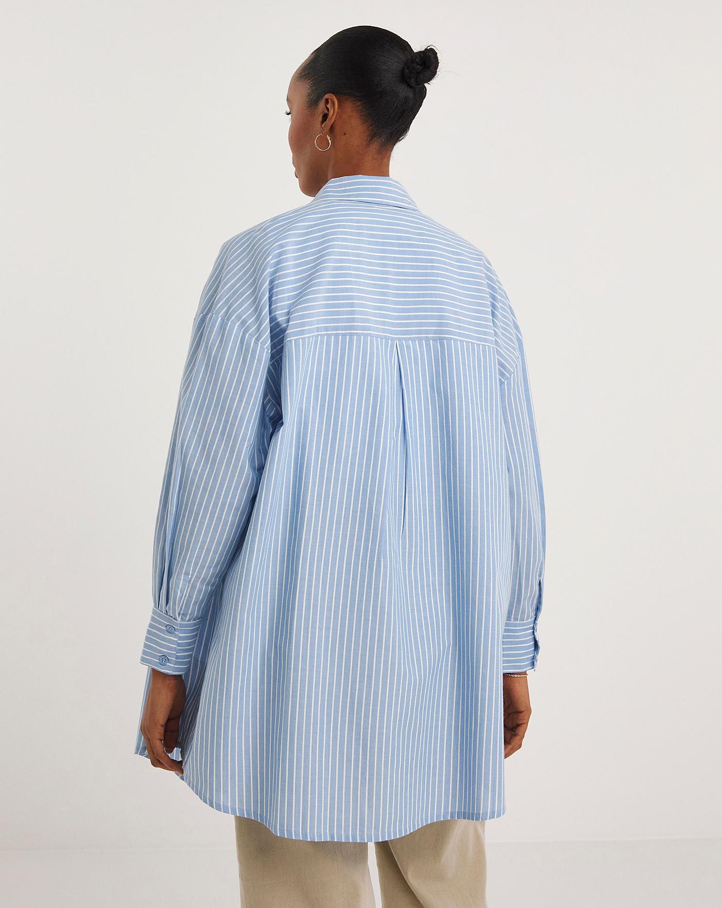 Oversized Stripe Shirt | J D Williams