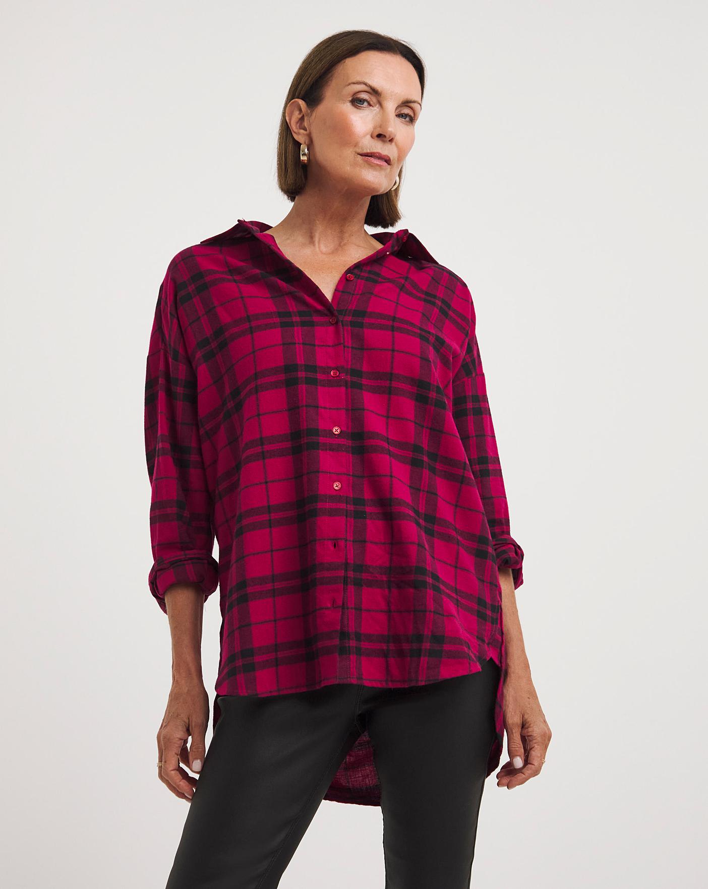 Check shirt cheap womens style