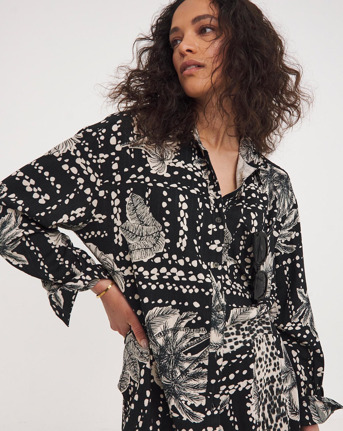 Printed Long Sleeve Shirt | Marisota