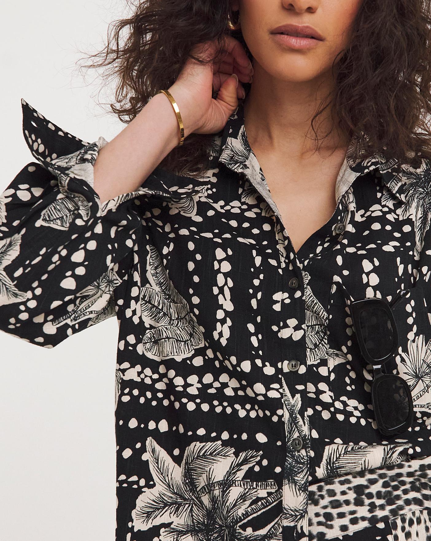 Printed Long Sleeve Shirt | Marisota