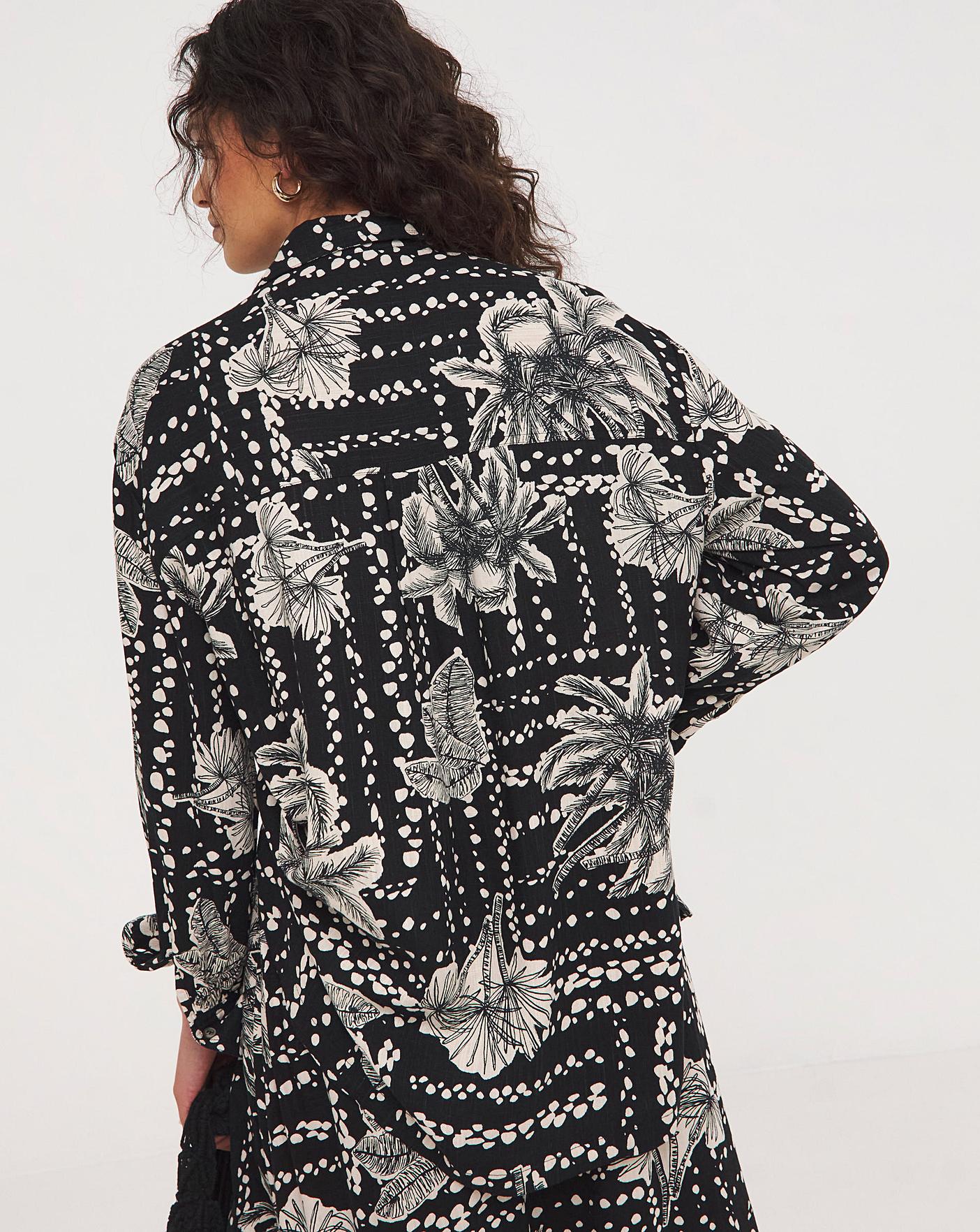 Printed Long Sleeve Shirt | Marisota